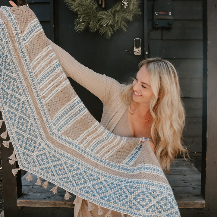 Allison's Harmony Fingering Lunae Shawl - Main Image 6