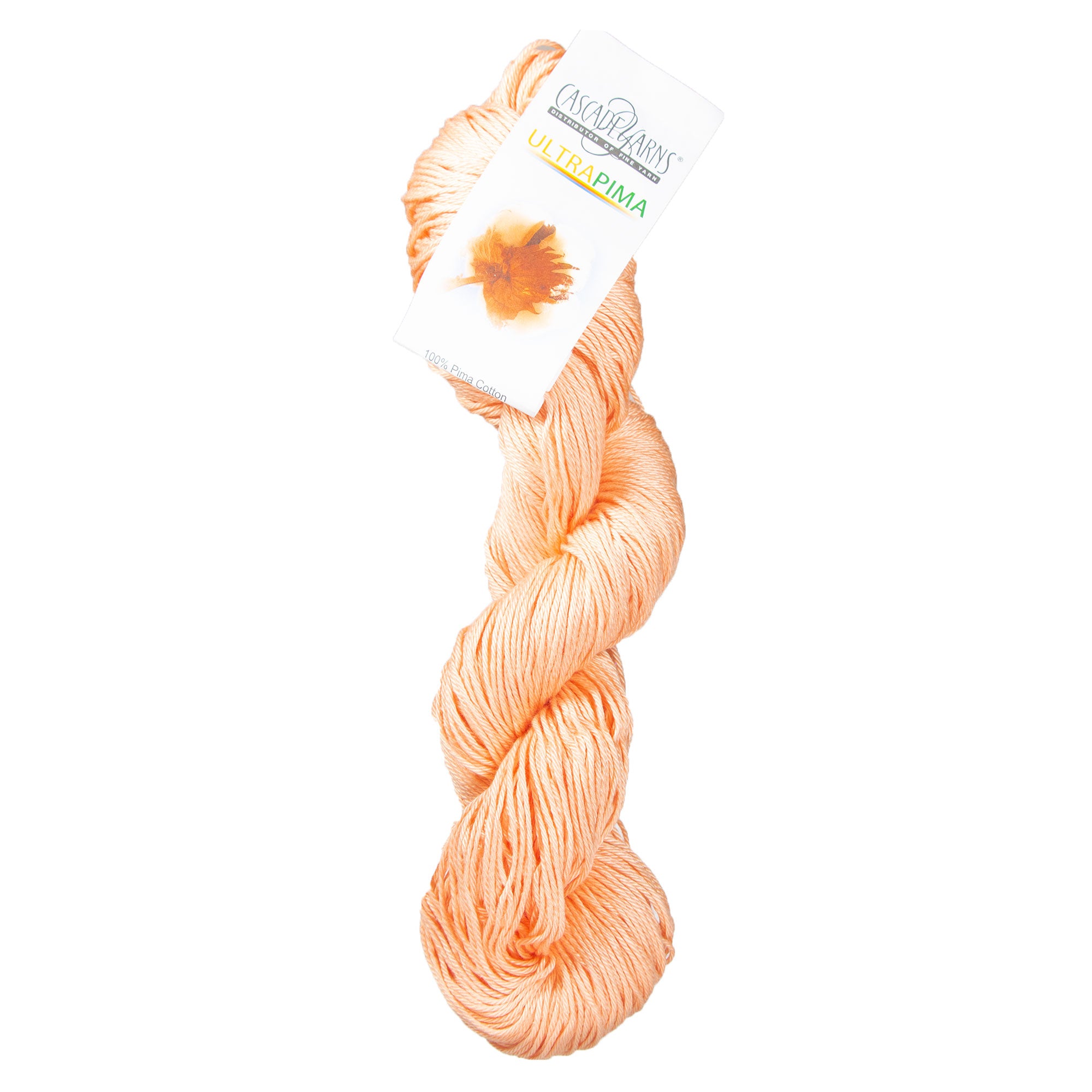 Cascade Yarns Ultra Pima Yarn - 3753 White Peach - Zoom Image