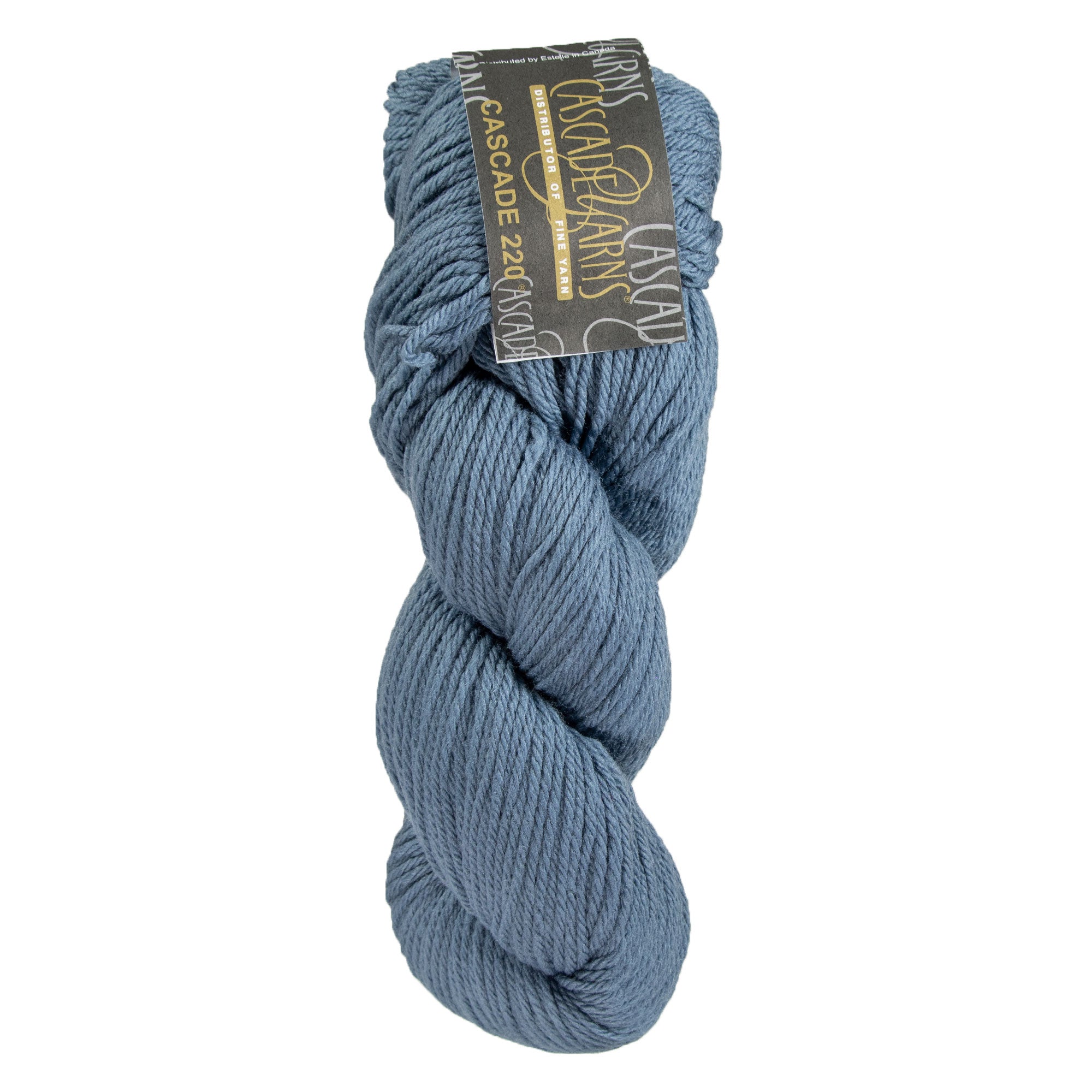 Cascade 220 Yarn - 9567 Smoke Blue - Zoom Image