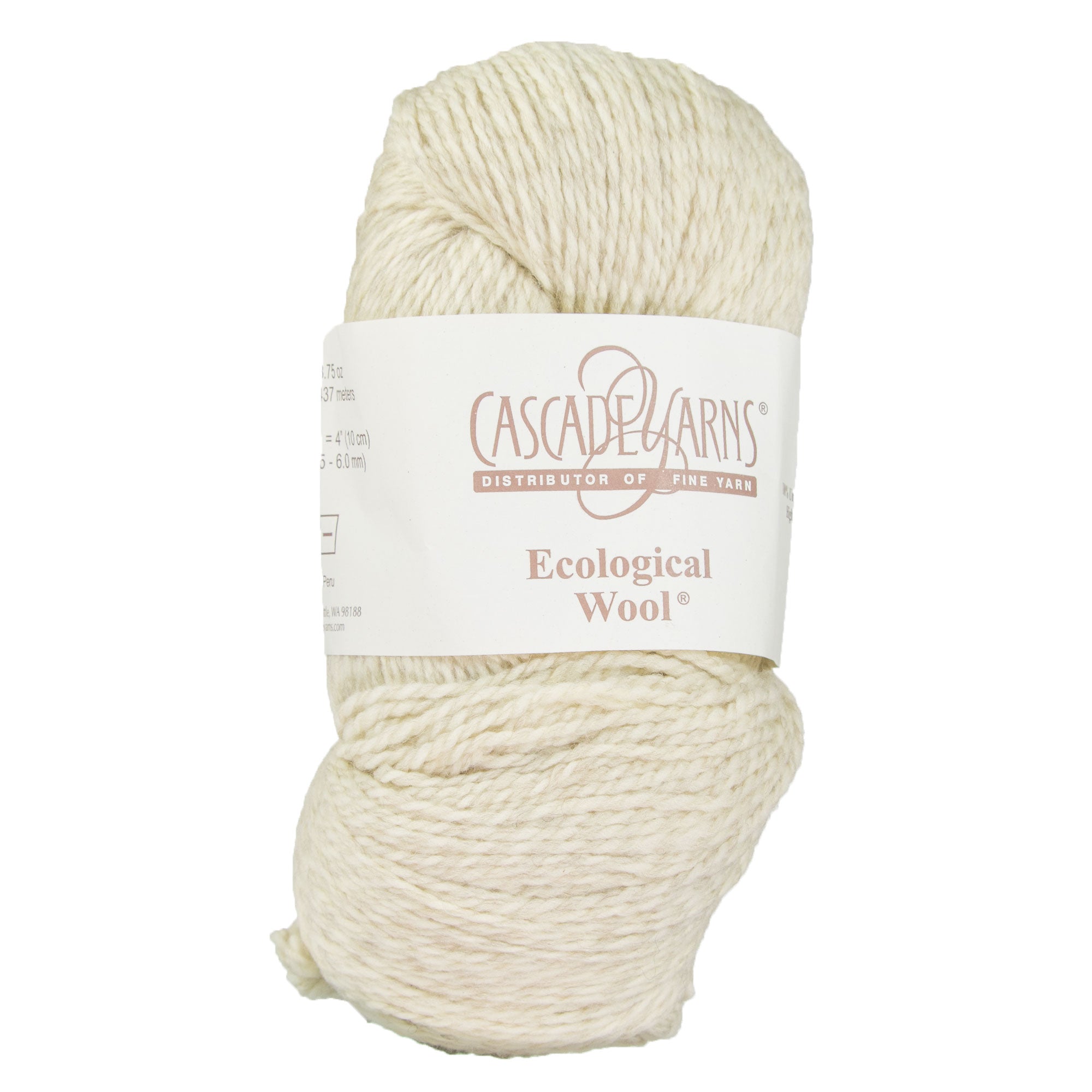 Cascade Yarns Eco Wool Yarn - 9004 - Ecru Beige Twist - Zoom Image