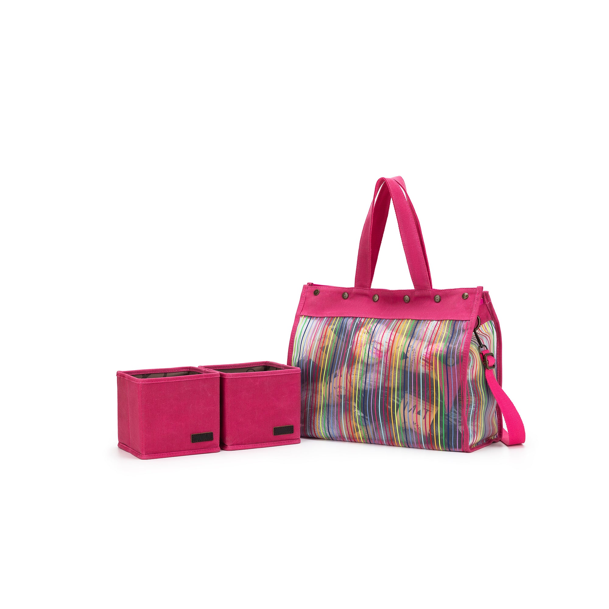 Rainbow Mesh Tote - Bloom