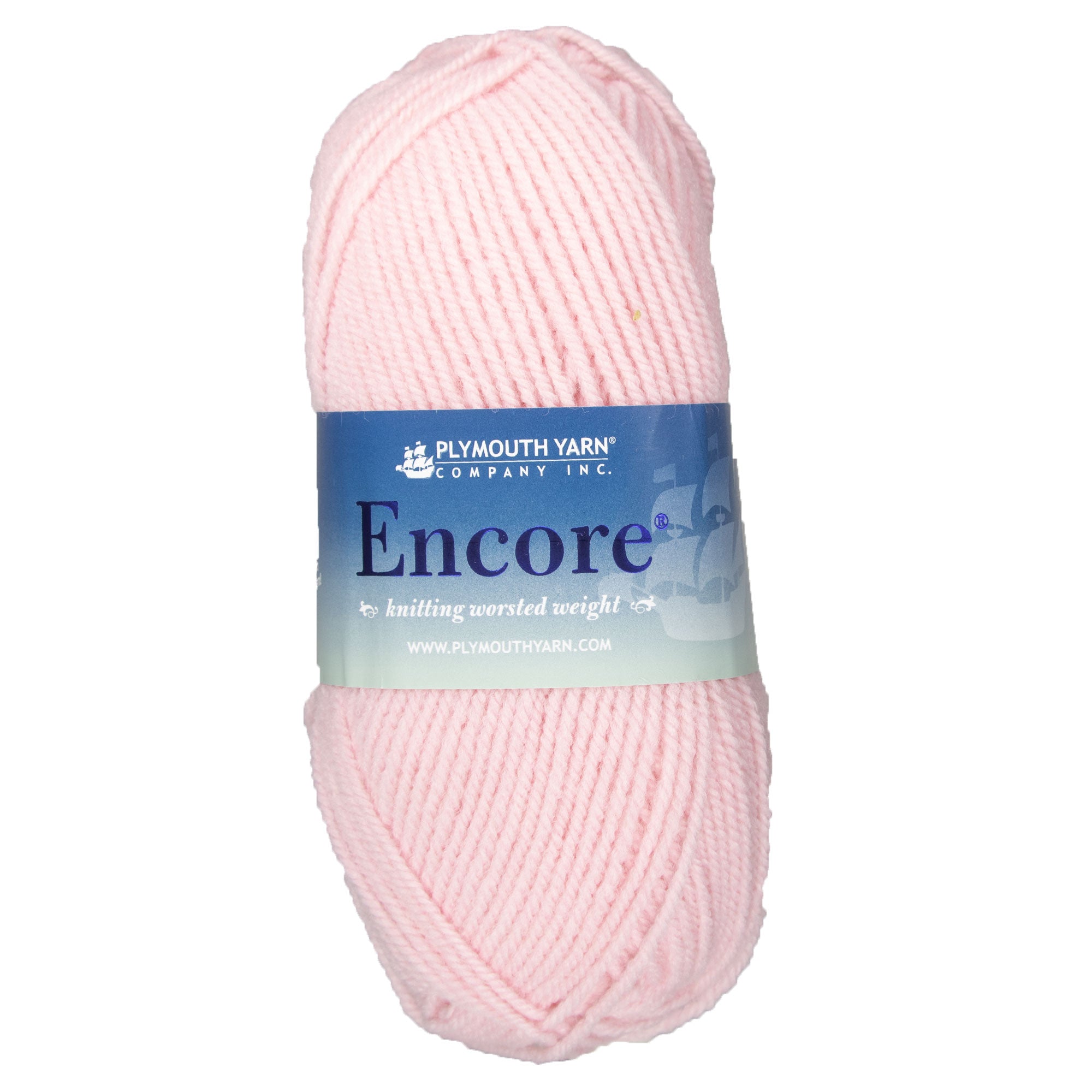 Plymouth Yarn Encore Worsted Yarn - 0029 Baby Pink - Zoom Image