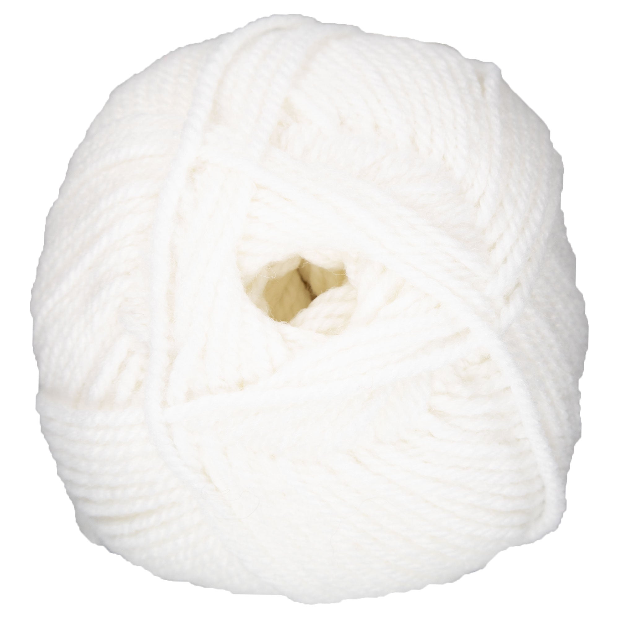 Plymouth Yarn Encore Worsted Yarn - 0208 White - Zoom Image