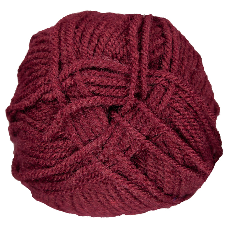 Plymouth Yarn Encore Worsted Yarn - 0999 Deep Burgundy - Zoom Image