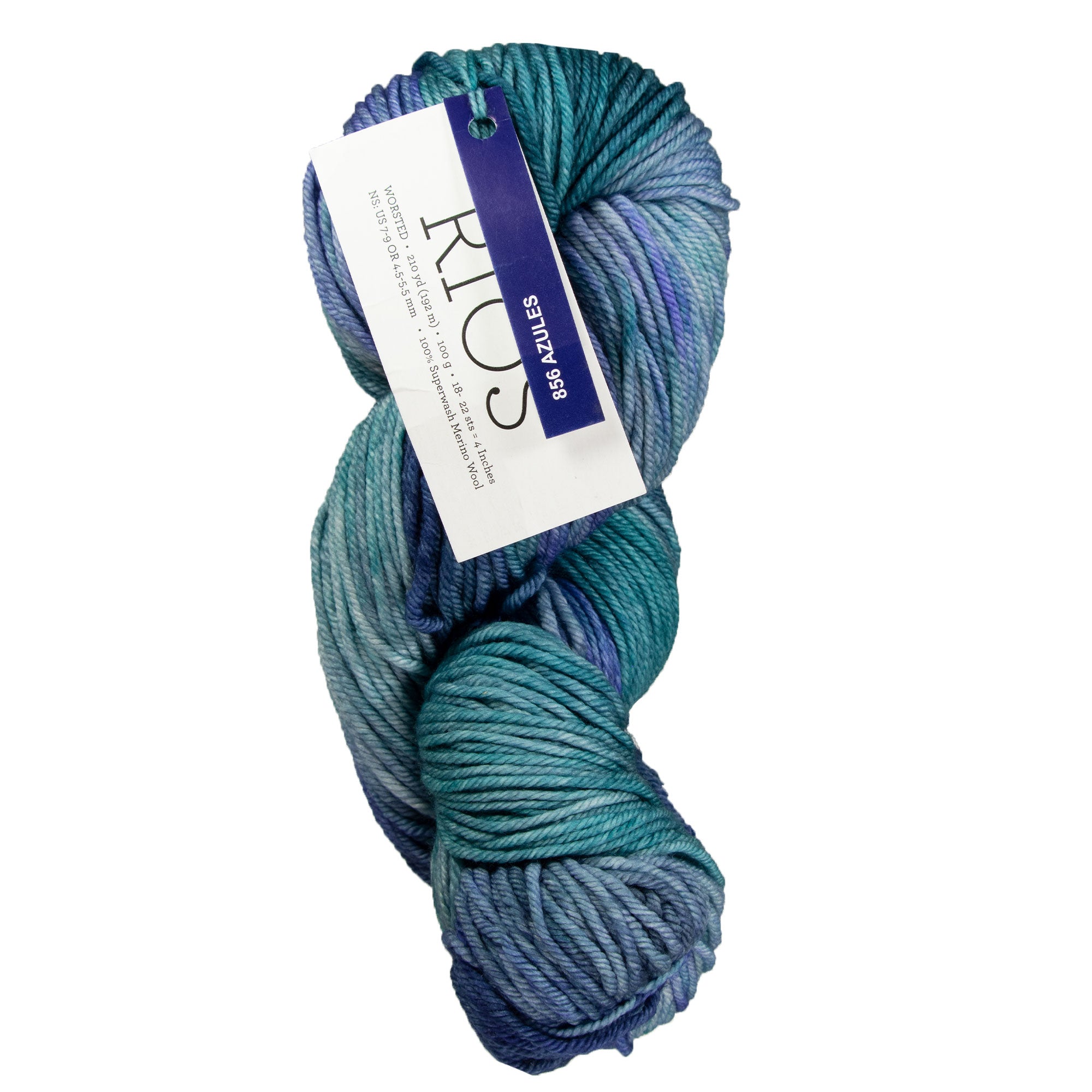 Malabrigo Rios Yarn - 856 Azules - Zoom Image