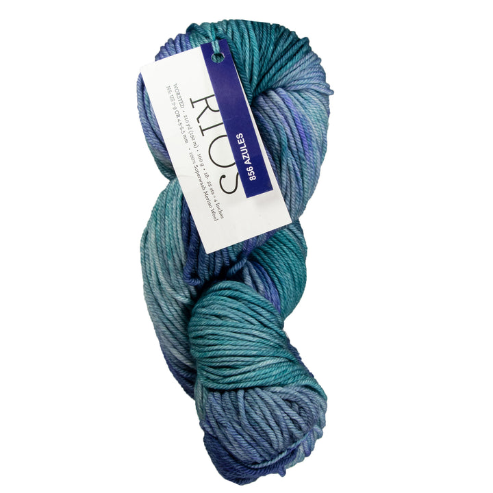 Malabrigo Rios Yarn - 856 Azules - Zoom Image