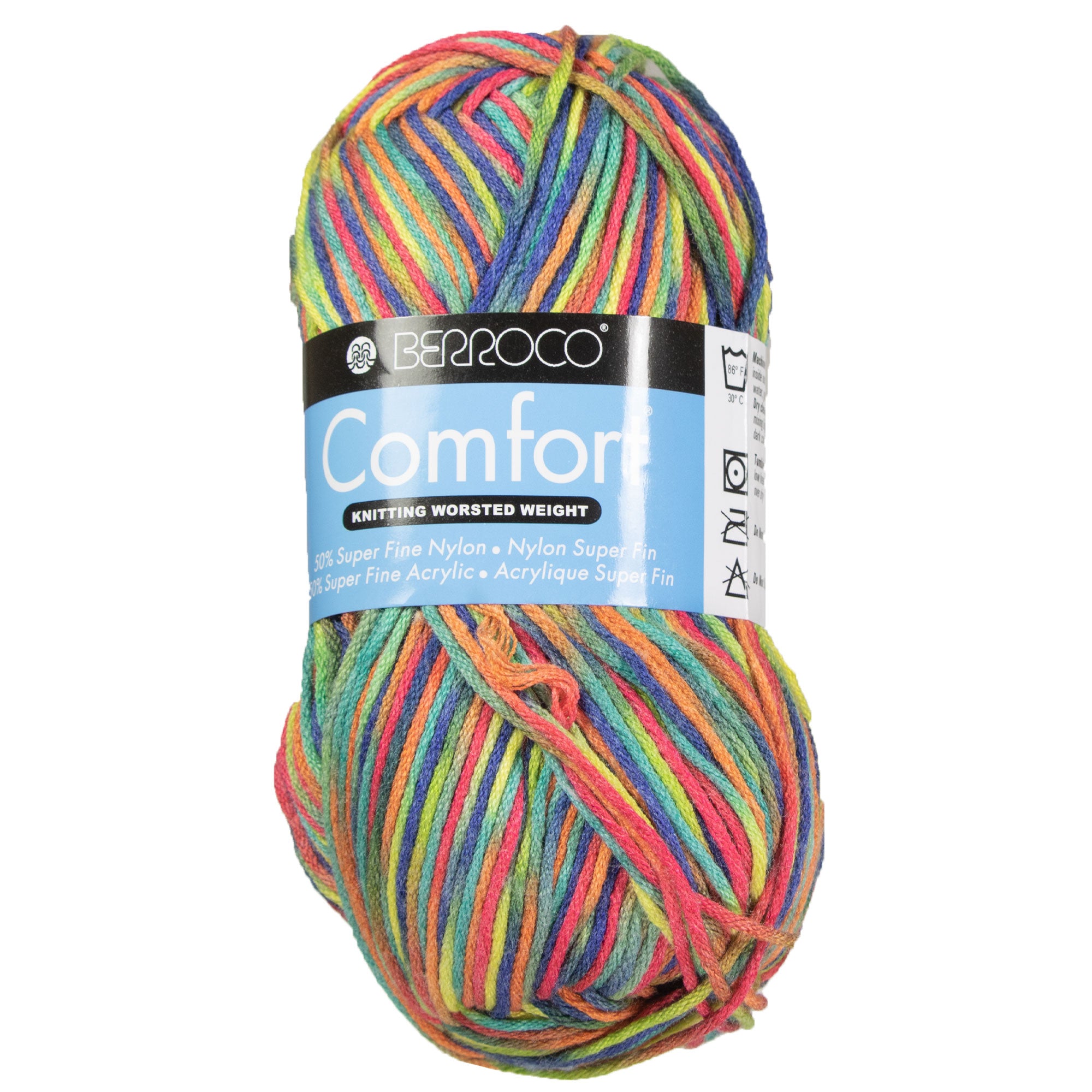 Berroco Comfort Yarn - 9813 Multi Brights - Zoom Image