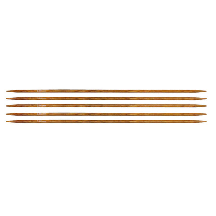 KnitPro Dreamz Double Point Needles - US 2.5 - 5" (3.0mm) Yellow Topaz - Extra Image
