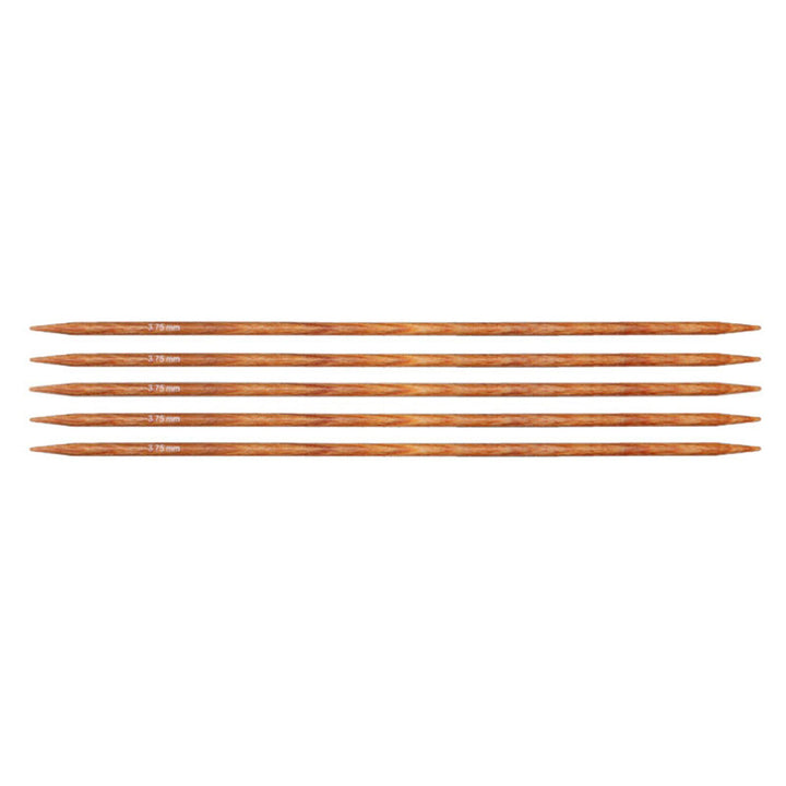 KnitPro Dreamz Double Point Needles - US 5 - 5" (3.75mm) Orange Lily - Extra Image