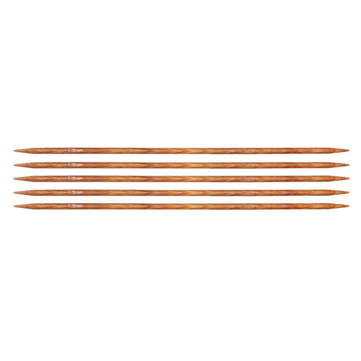 KnitPro Dreamz Double Point Needles - US 5 - 5" (3.75mm) Orange Lily - Zoom Image