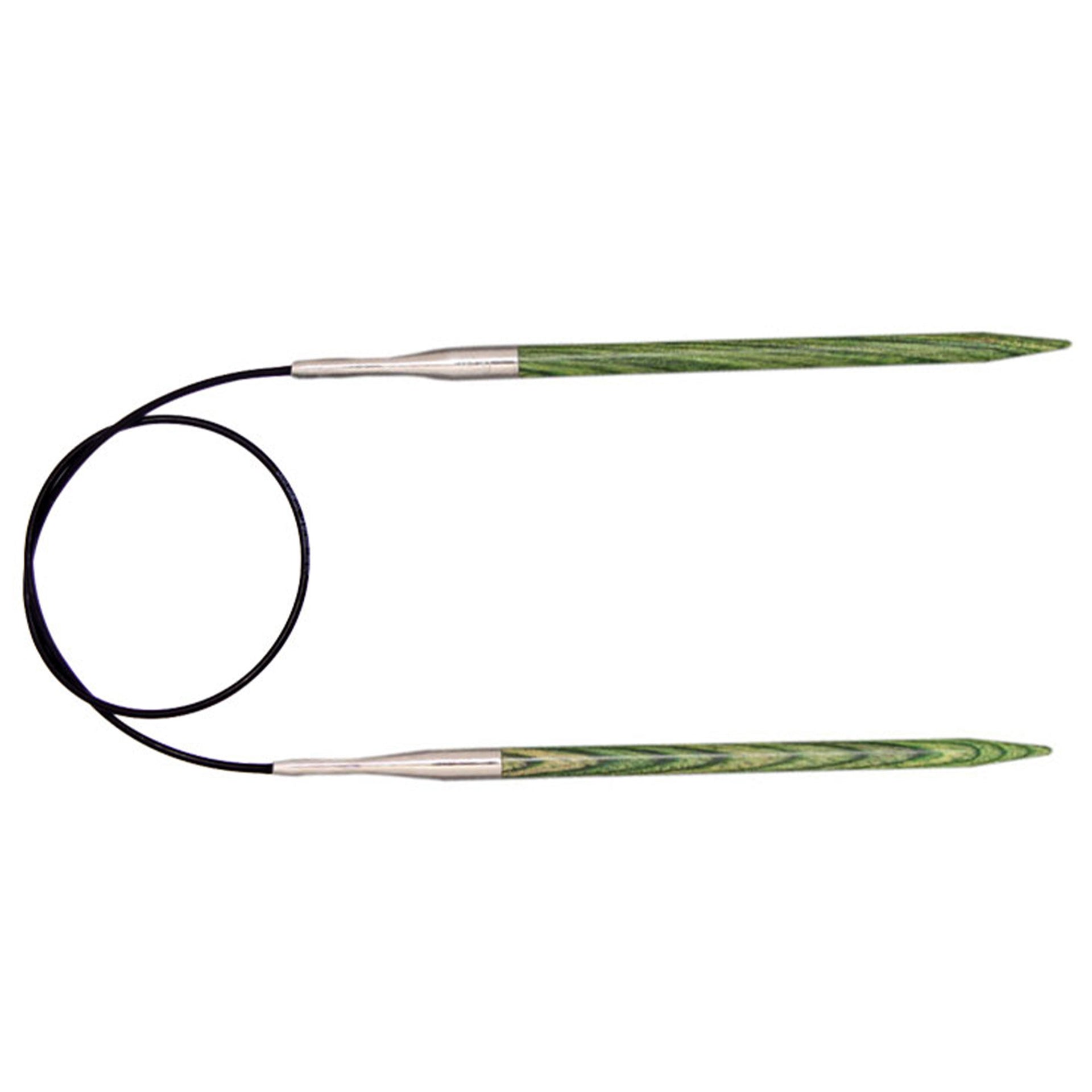 KnitPro Dreamz Fixed Circular Needles - US 9 - 16" Misty Green - Zoom Image