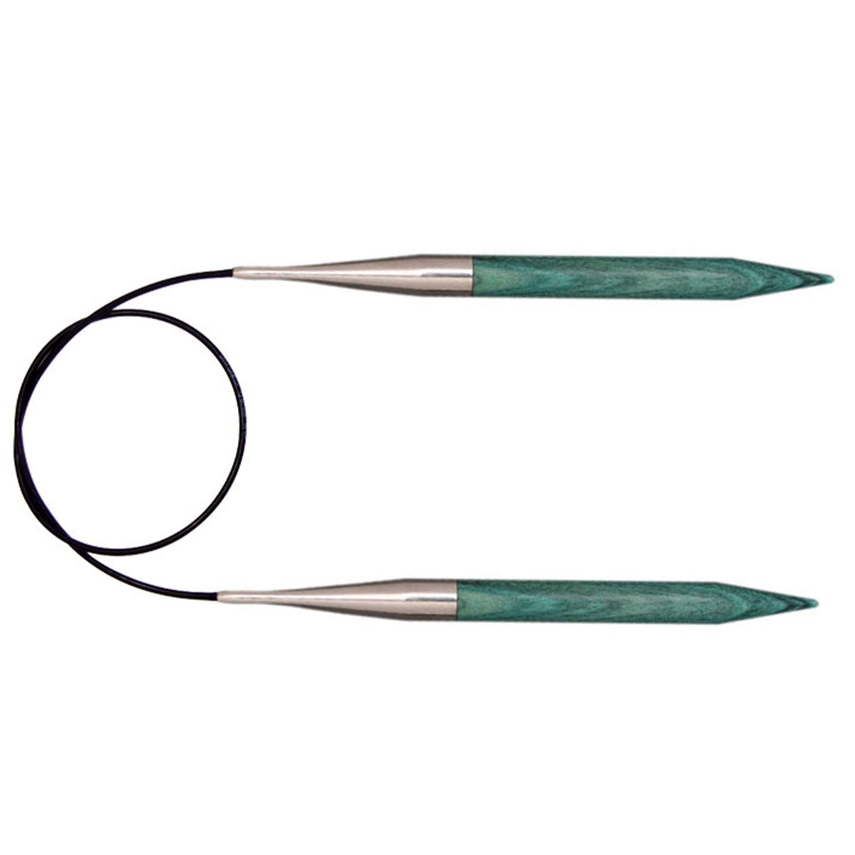 KnitPro Dreamz Fixed Circular Needles - US 4 - 24" Aquamarine - Extra Image