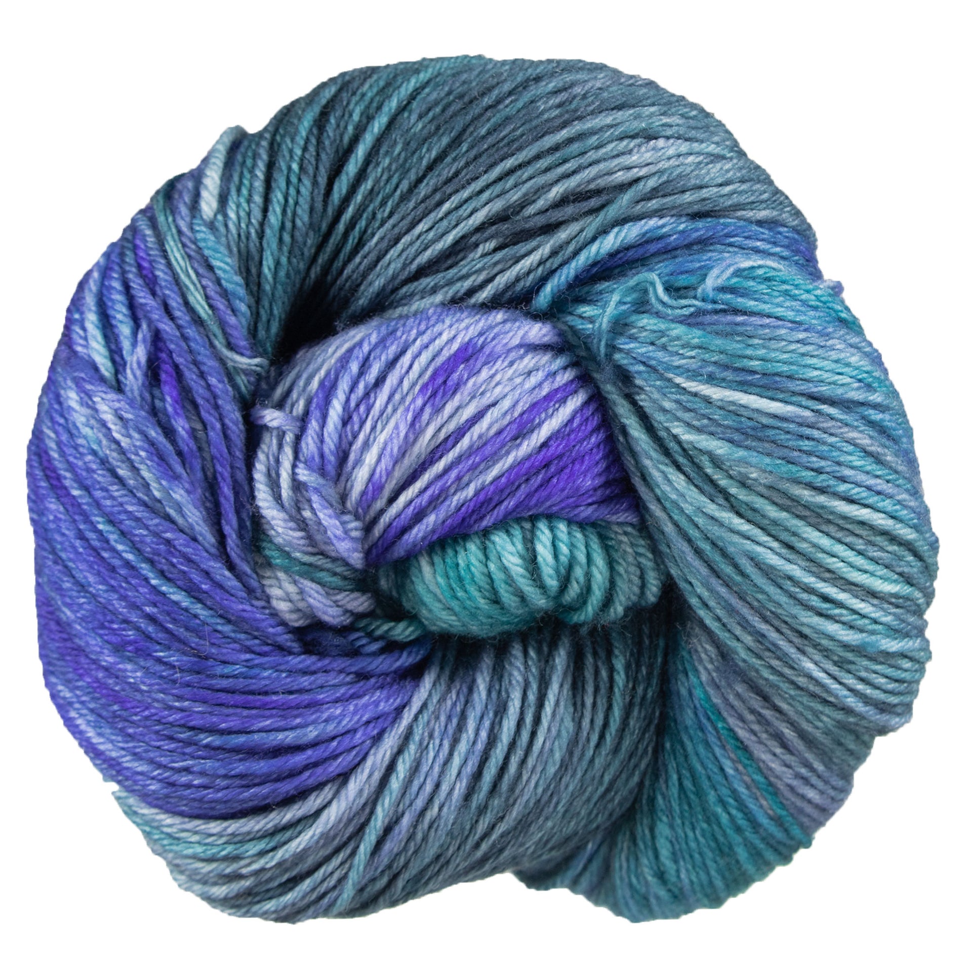 Malabrigo Arroyo Yarn - 856 Azules - Zoom Image