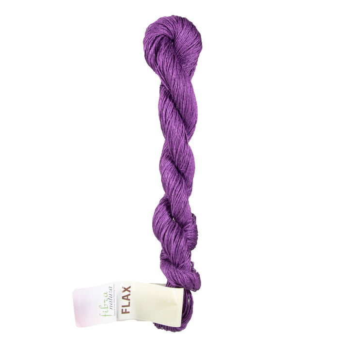Fibra Natura Flax Yarn - 008 Purple - Zoom Image