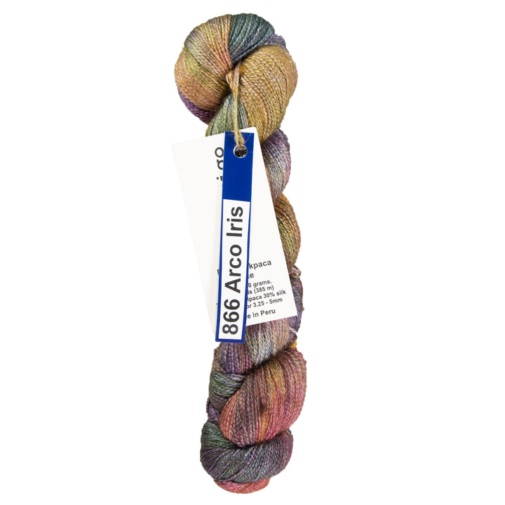 Malabrigo Silkpaca Yarn - 866 Arco Iris - Zoom Image