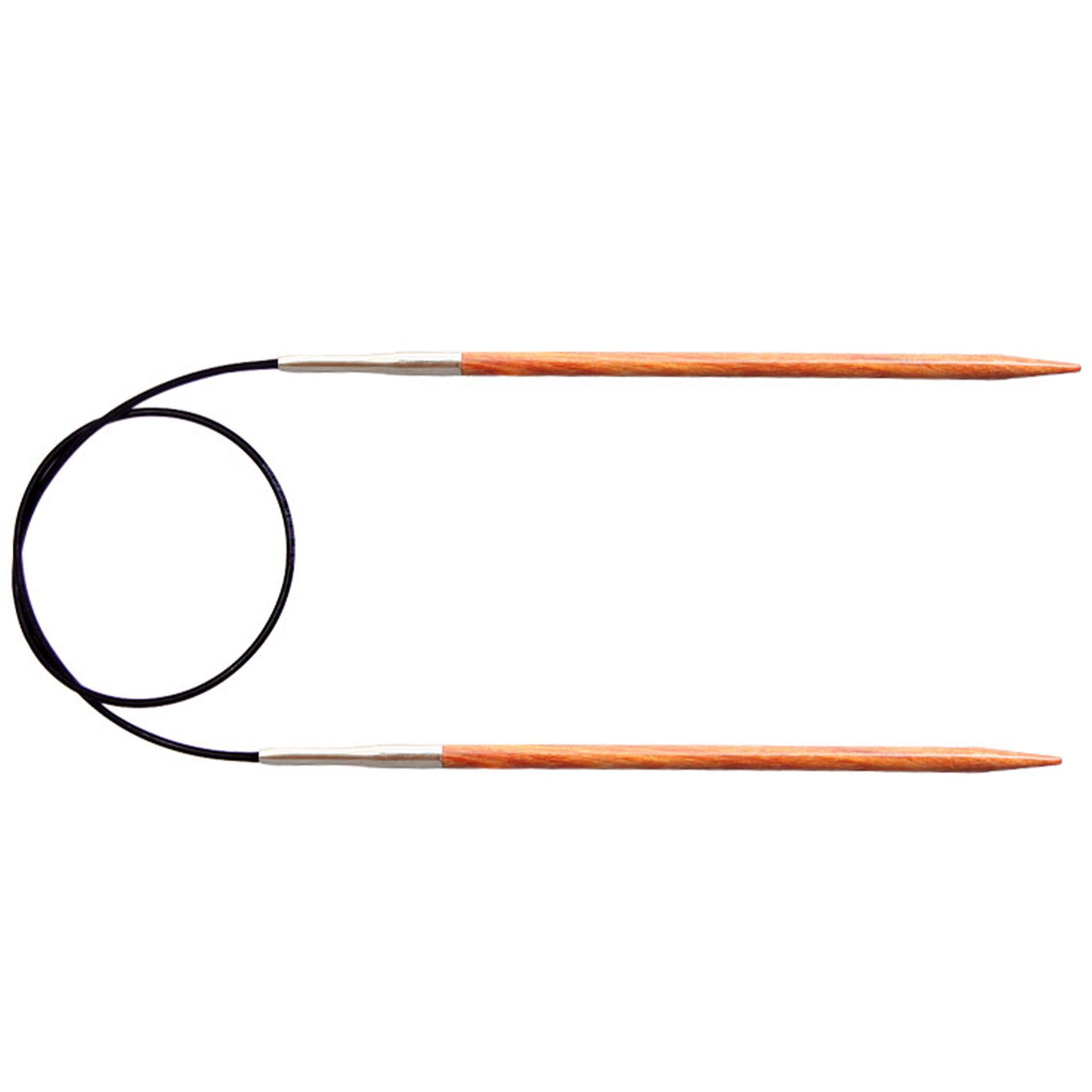 KnitPro Dreamz Fixed Circular Needles - US 1 - 32" Orange Lily - Zoom Image