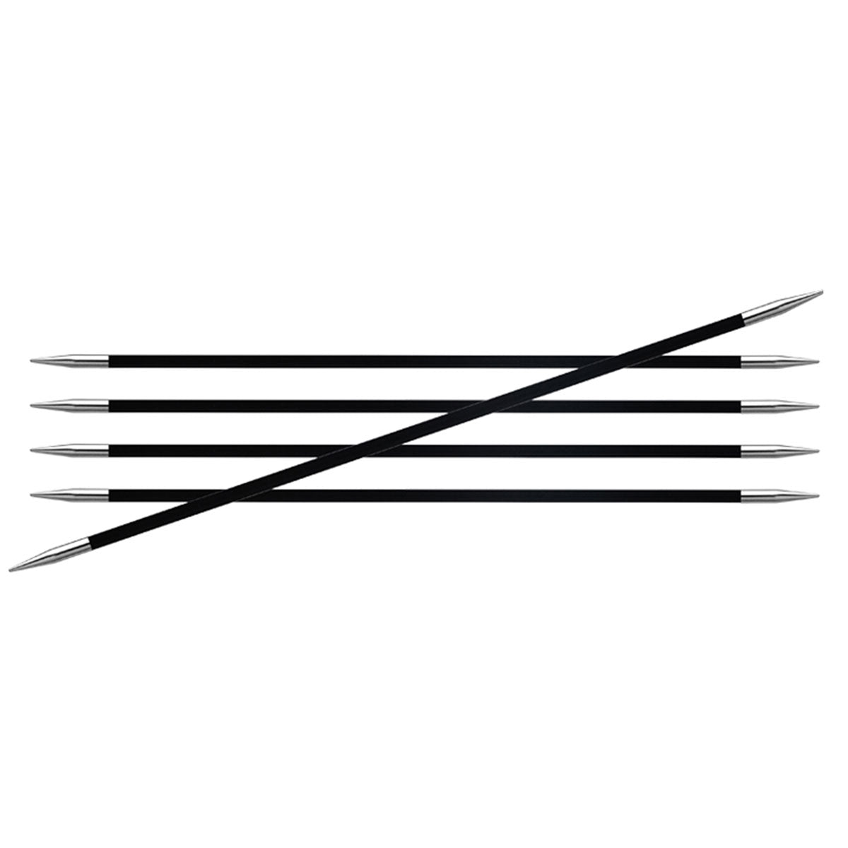 KnitPro Karbonz Double Point Needles - US 1 (2.25mm) - 6" - Extra Image
