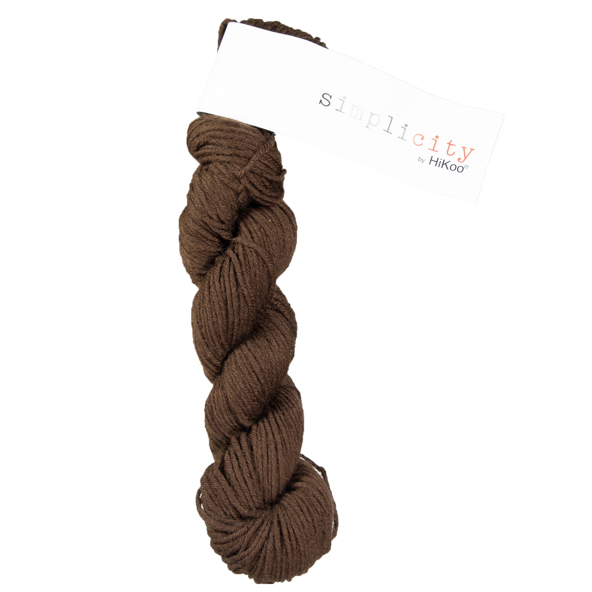 HiKoo Simplicity Yarn - 035 Turkish Coffee - Zoom Image