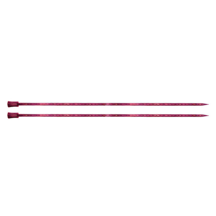 KnitPro Dreamz Single Pointed Needles - US 13 - 10" Fuchsia Fan - Extra Image
