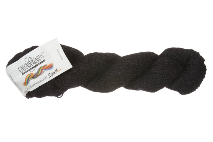 Cascade Yarns 220 Superwash Sport Yarn - 1913 Jet - Extra Image