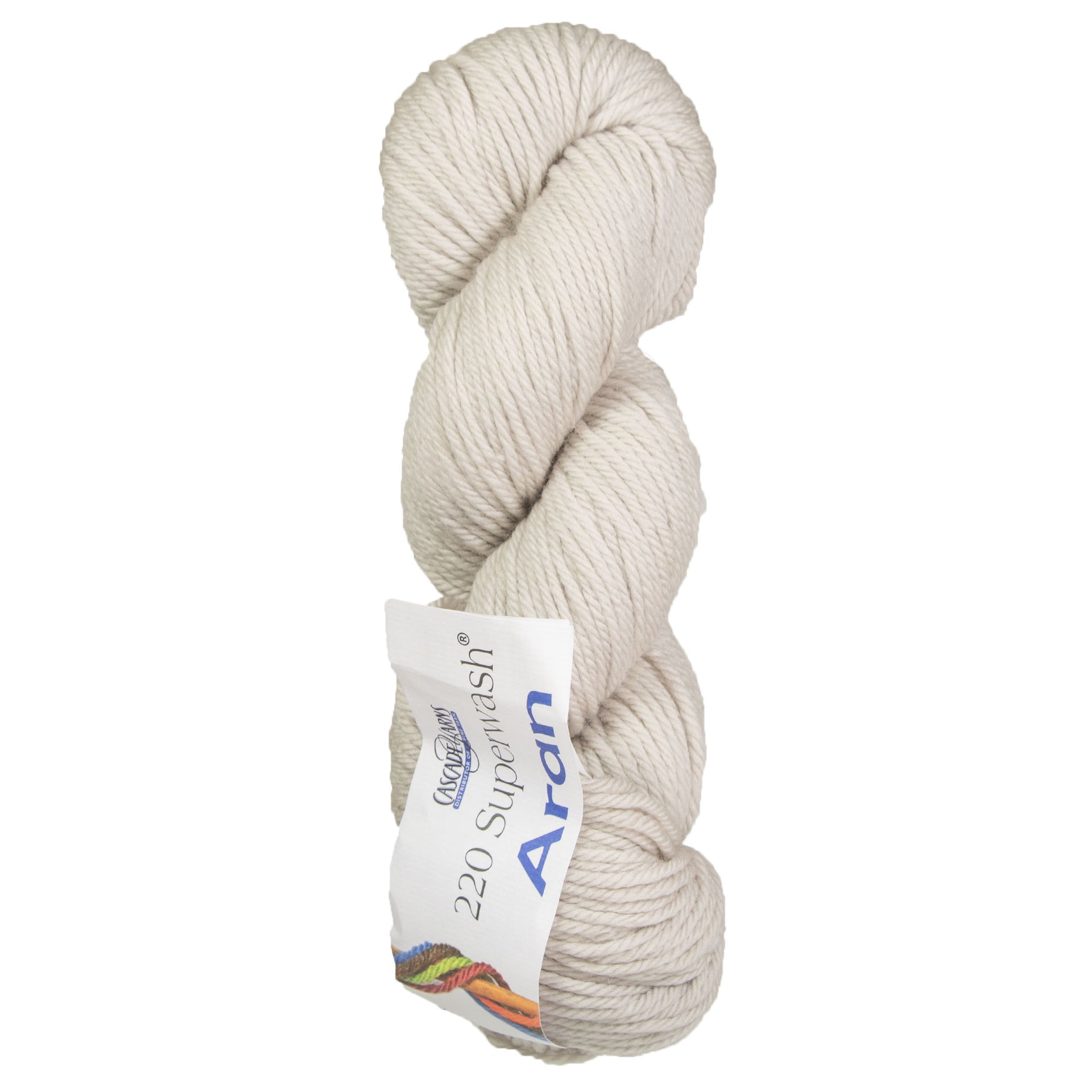 Cascade Yarns 220 Superwash Aran Yarn - 0875 Feather Grey - Zoom Image