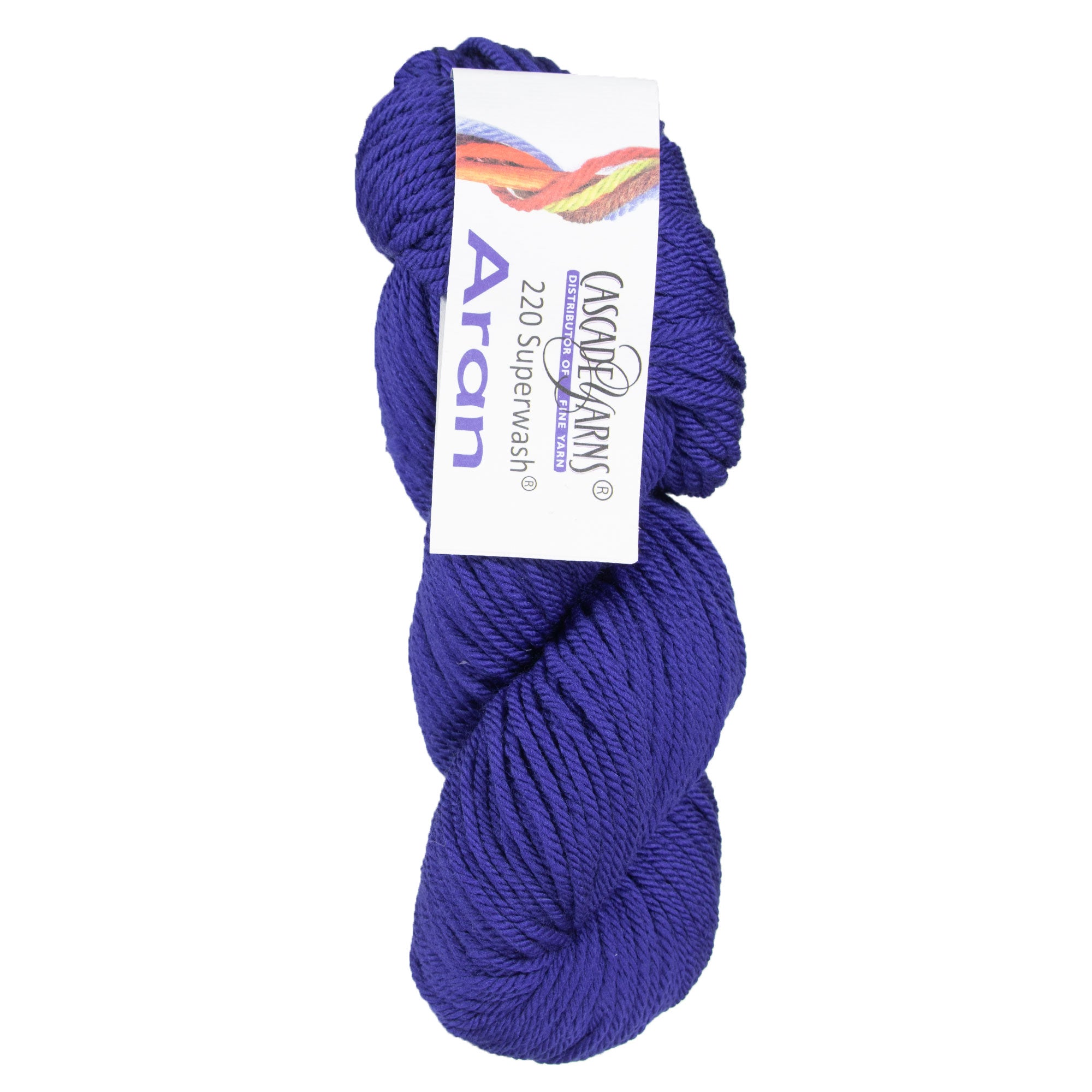 Cascade Yarns 220 Superwash Aran Yarn - 0813 Blue Velvet - Zoom Image