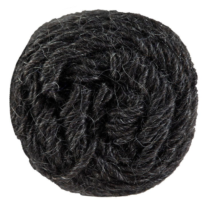 Brown Sheep Lamb's Pride Worsted Yarn - M006 Deep Charcoal - Zoom Image