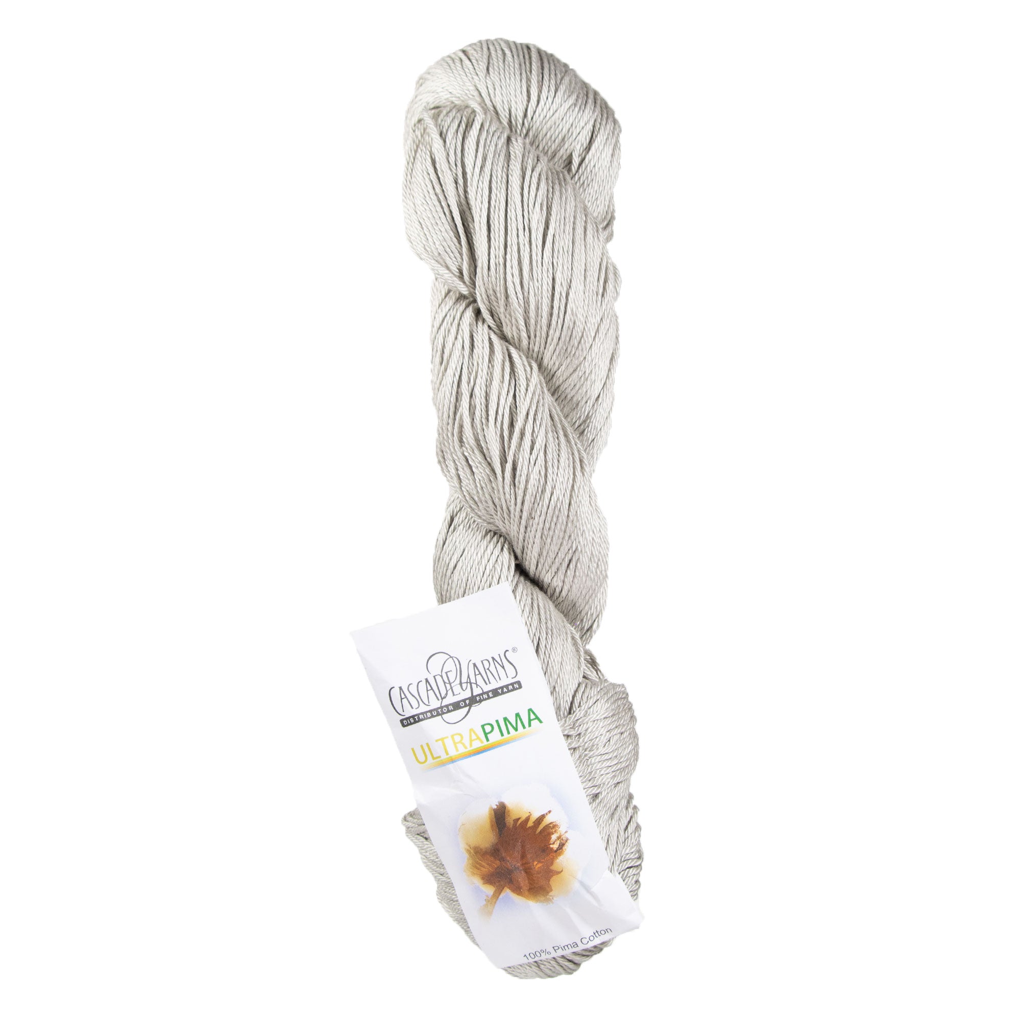 Cascade Yarns Ultra Pima Yarn - 3801 Silver - Zoom Image
