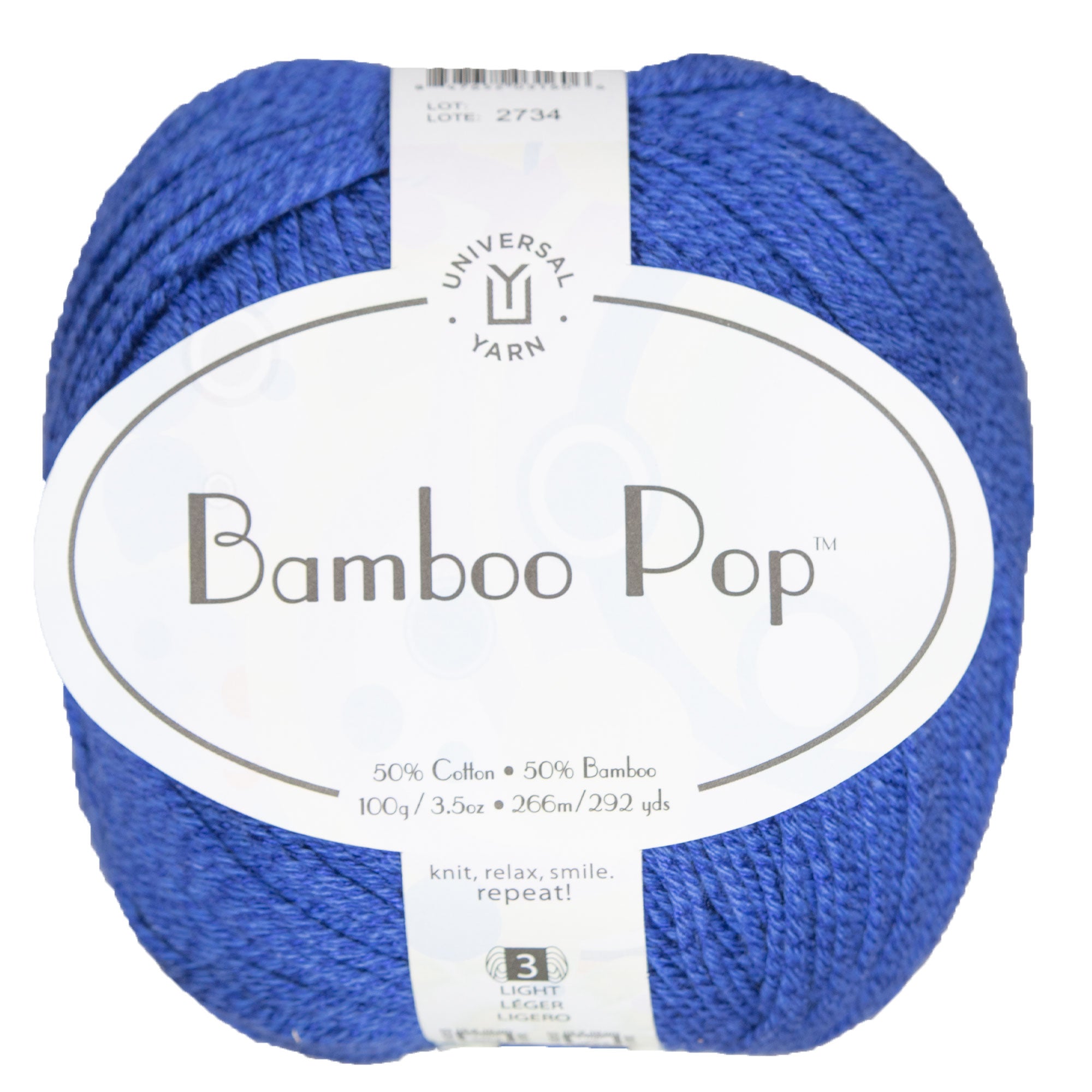 Universal Yarn Bamboo Pop Yarn - 111 Midnight Blue - Zoom Image