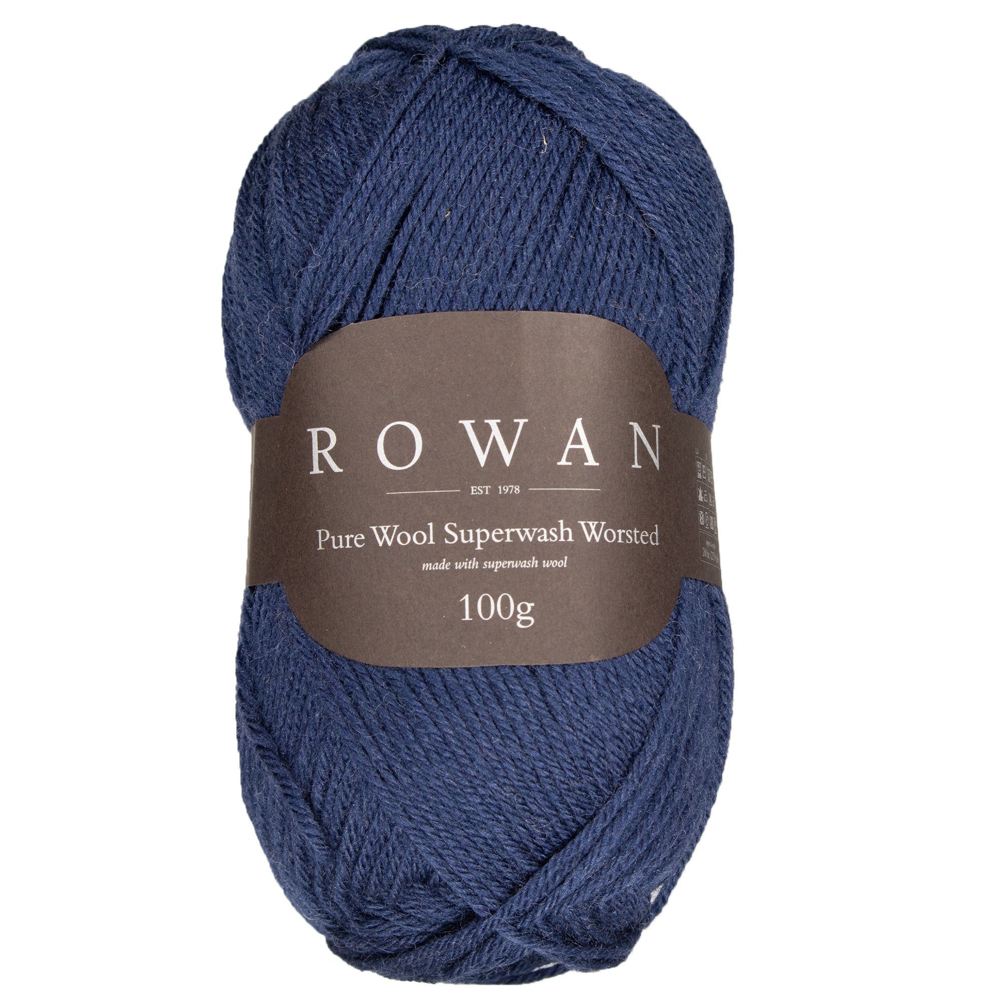 Rowan Pure Wool Superwash Worsted Yarn - 149 Navy - Zoom Image