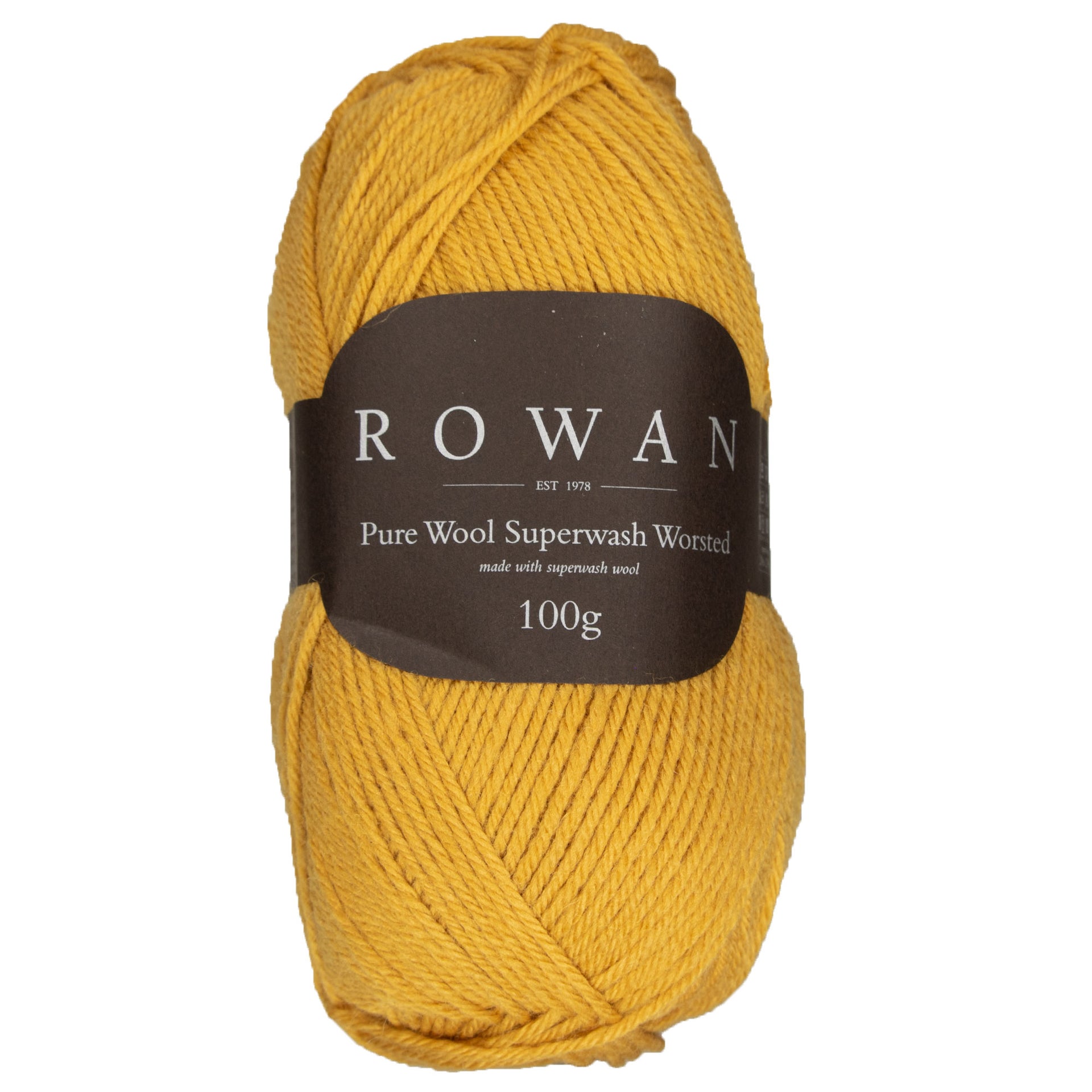Rowan Pure Wool Superwash Worsted Yarn - 133 Gold - Zoom Image