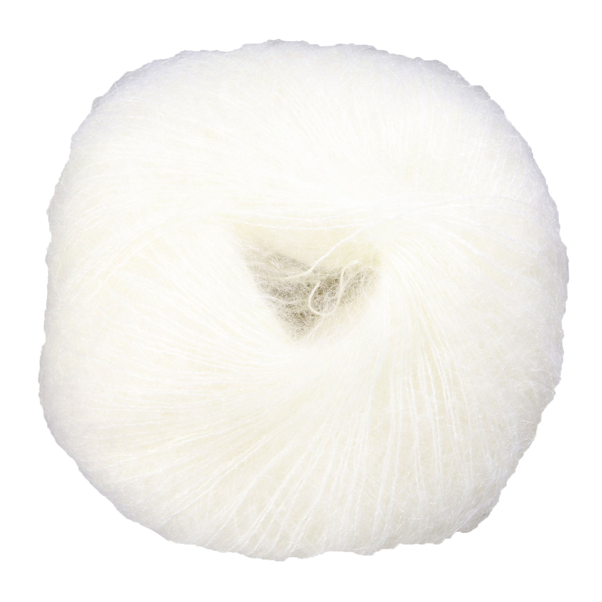 Rowan Kidsilk Haze Yarn - 612 White - Zoom Image