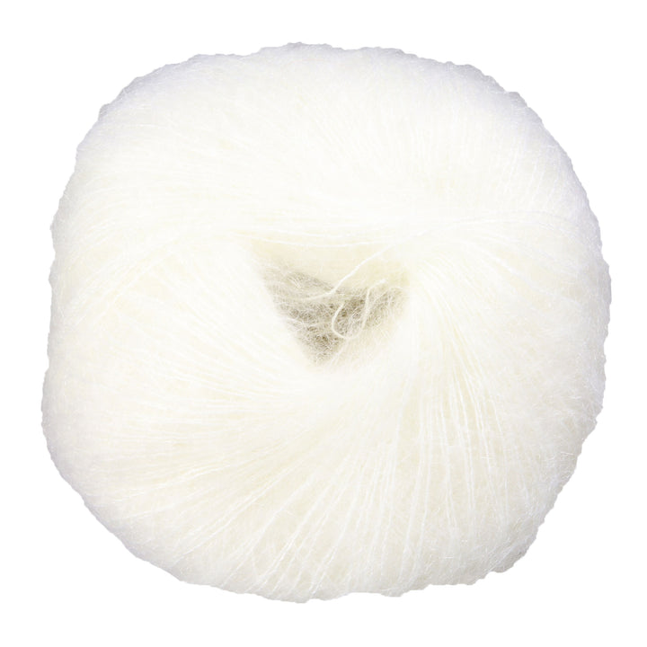 Rowan Kidsilk Haze Yarn - 612 White - Zoom Image