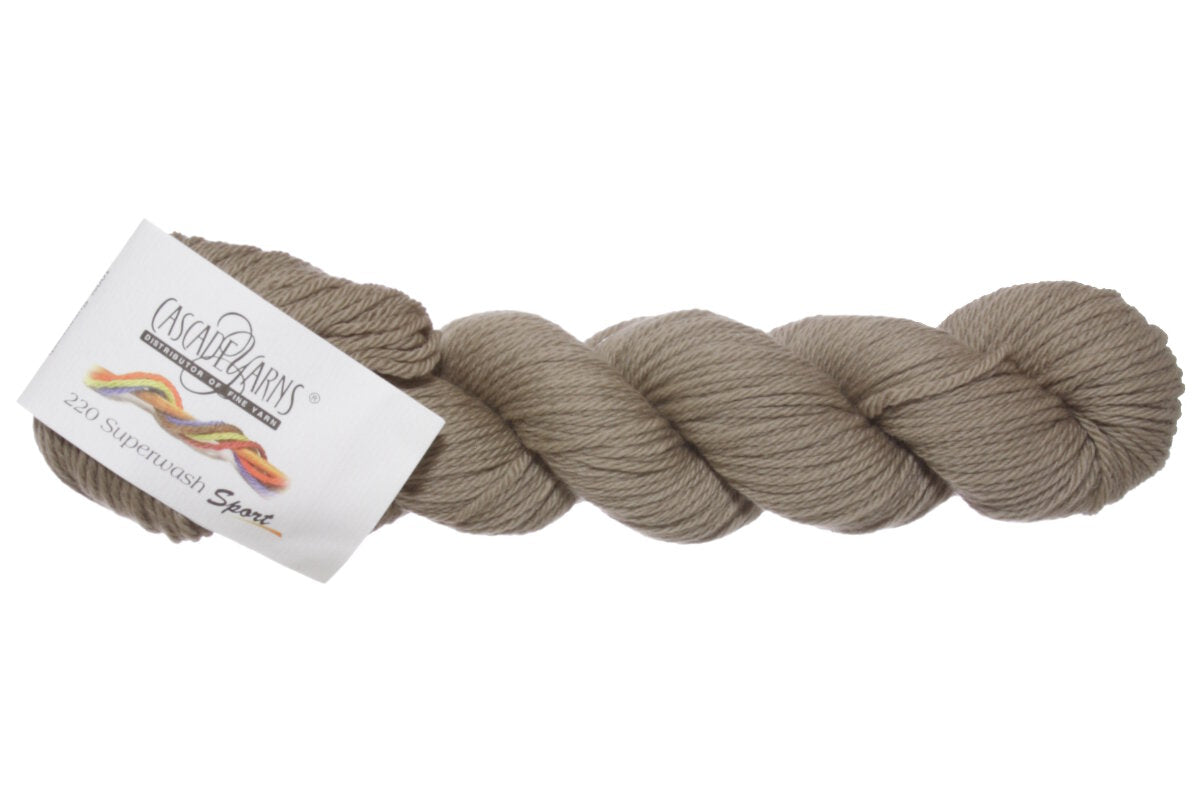Cascade Yarns 220 Superwash Sport Yarn - 0219 Moon Rock - Extra Image