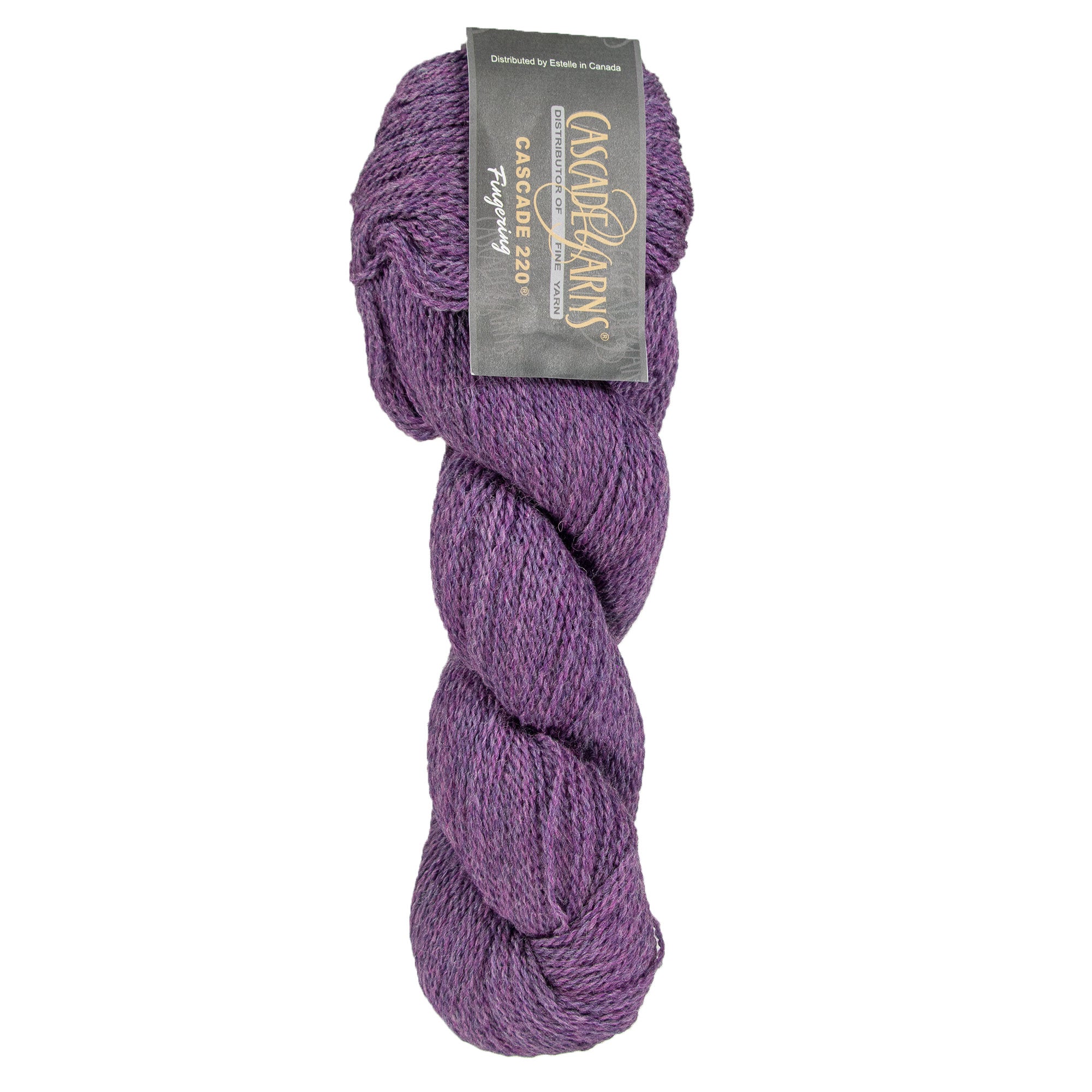 Cascade 220 Fingering Yarn - 2450 Mystic Purple - Zoom Image