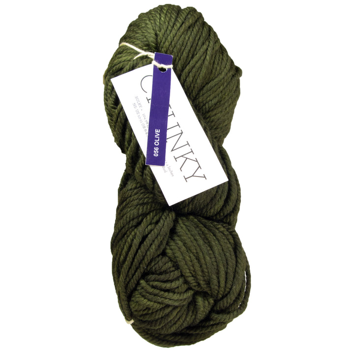 Malabrigo Chunky Yarn - 056 Olive - Zoom Image