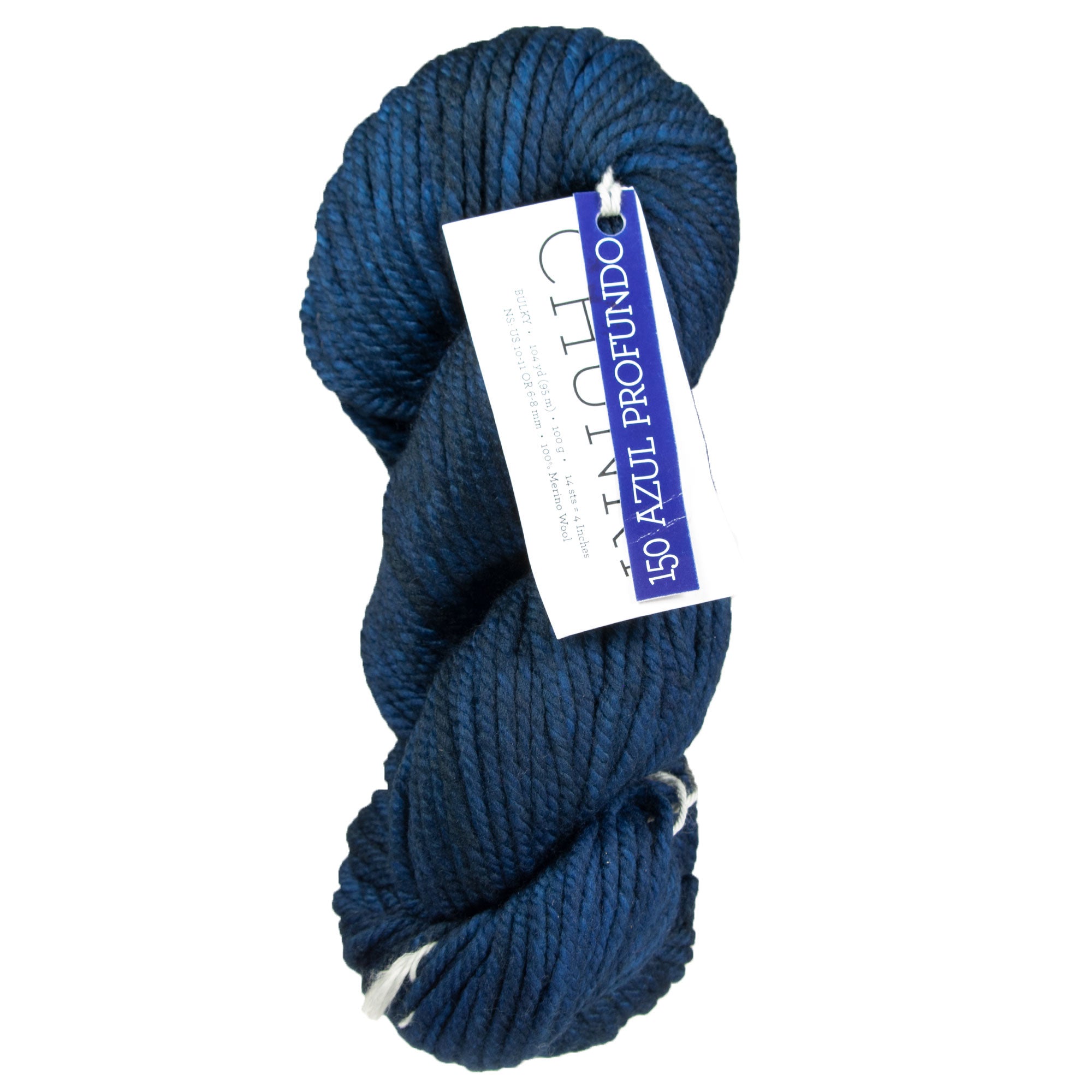 Malabrigo Chunky Yarn - 150 Azul Profundo - Zoom Image