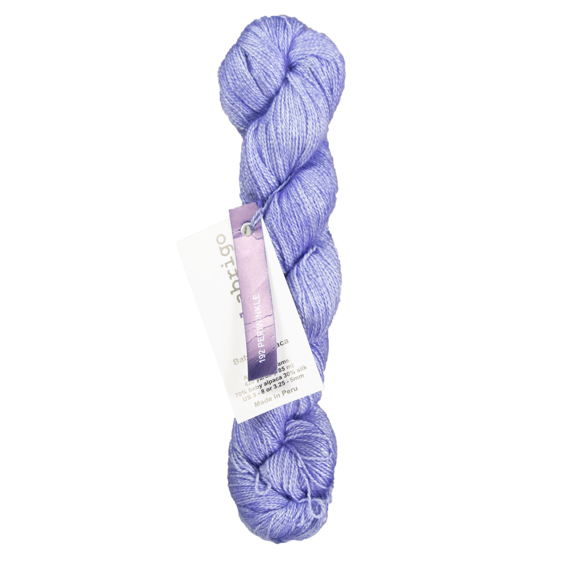 Malabrigo Silkpaca Yarn - 192 Periwinkle - Zoom Image