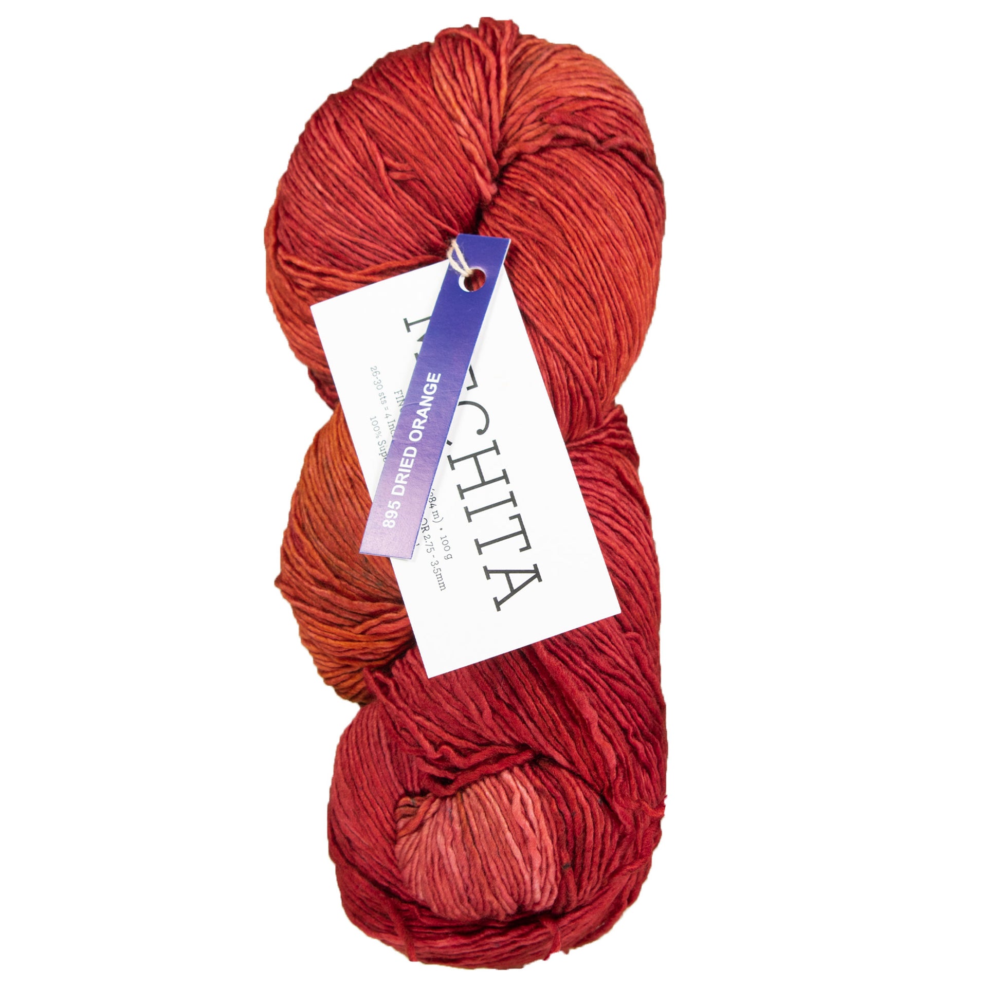 Malabrigo Mechita Yarn - 895 Dried Orange - Zoom Image