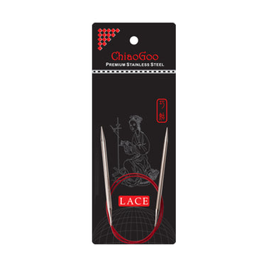 ChiaoGoo RED Lace Circular Needles - US 00 (1.75mm) - 16" - Zoom Image