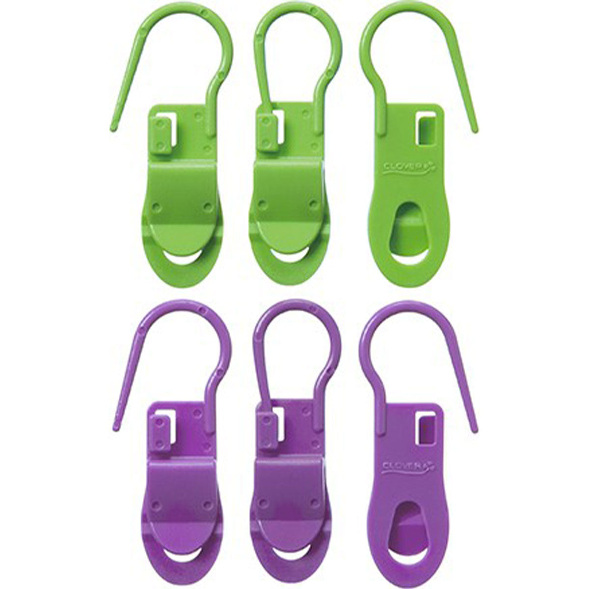 Clover Stitch Markers - Locking Stitch Markers with Clip - Extra Image