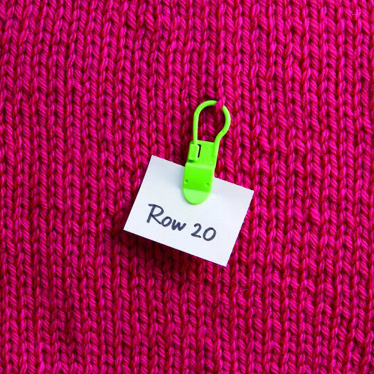 Clover Stitch Markers - Locking Stitch Markers with Clip - Extra Image