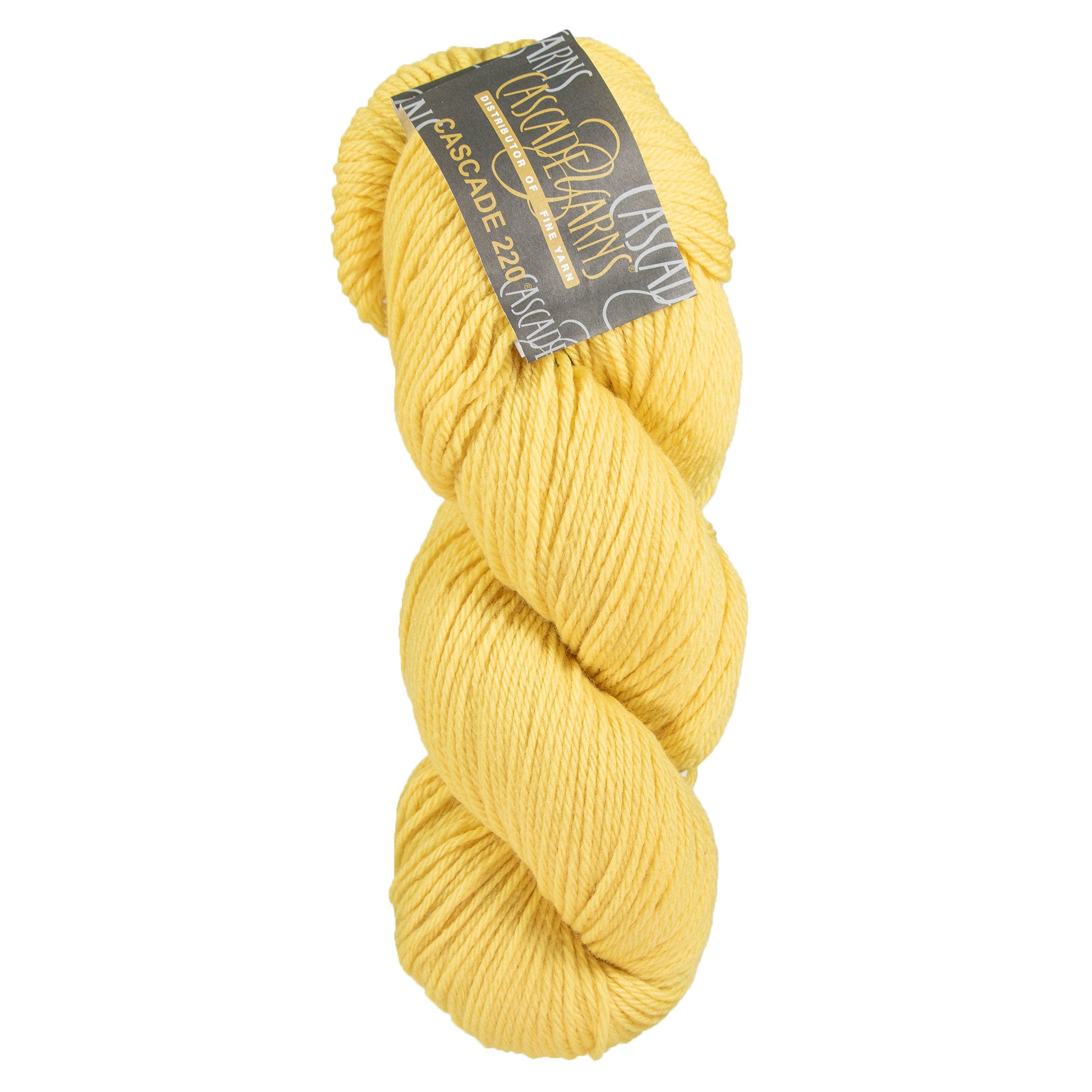 Cascade 220 Yarn - 4147 Lemon Yellow - Zoom Image