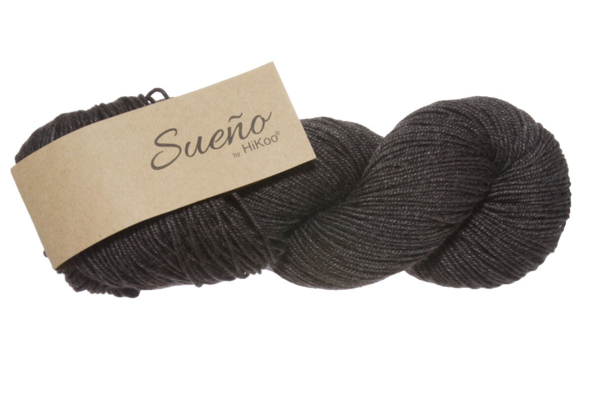 HiKoo Sueno Yarn - 1101 - Grey Heather - Extra Image