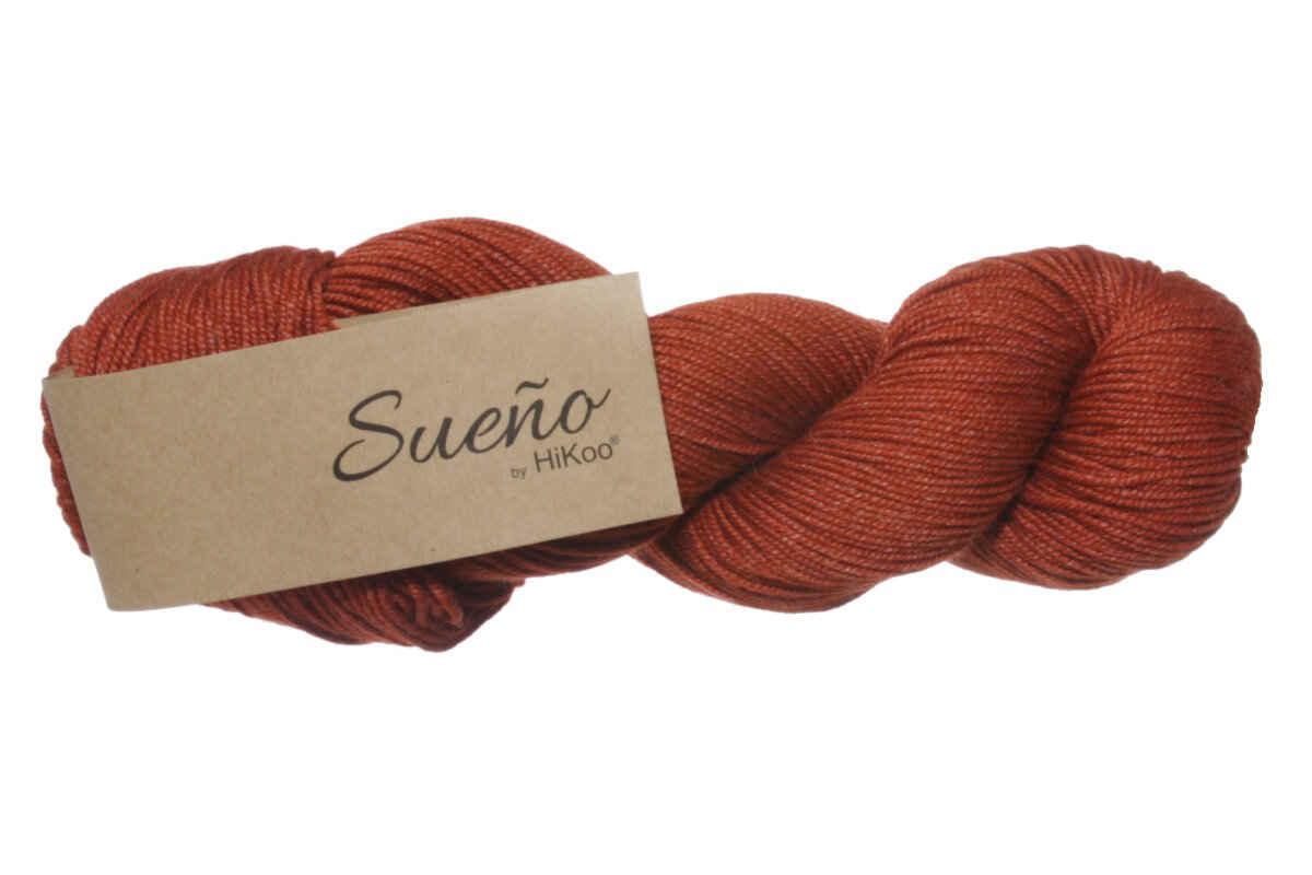 HiKoo Sueno Yarn - 1120 - Rust - Extra Image