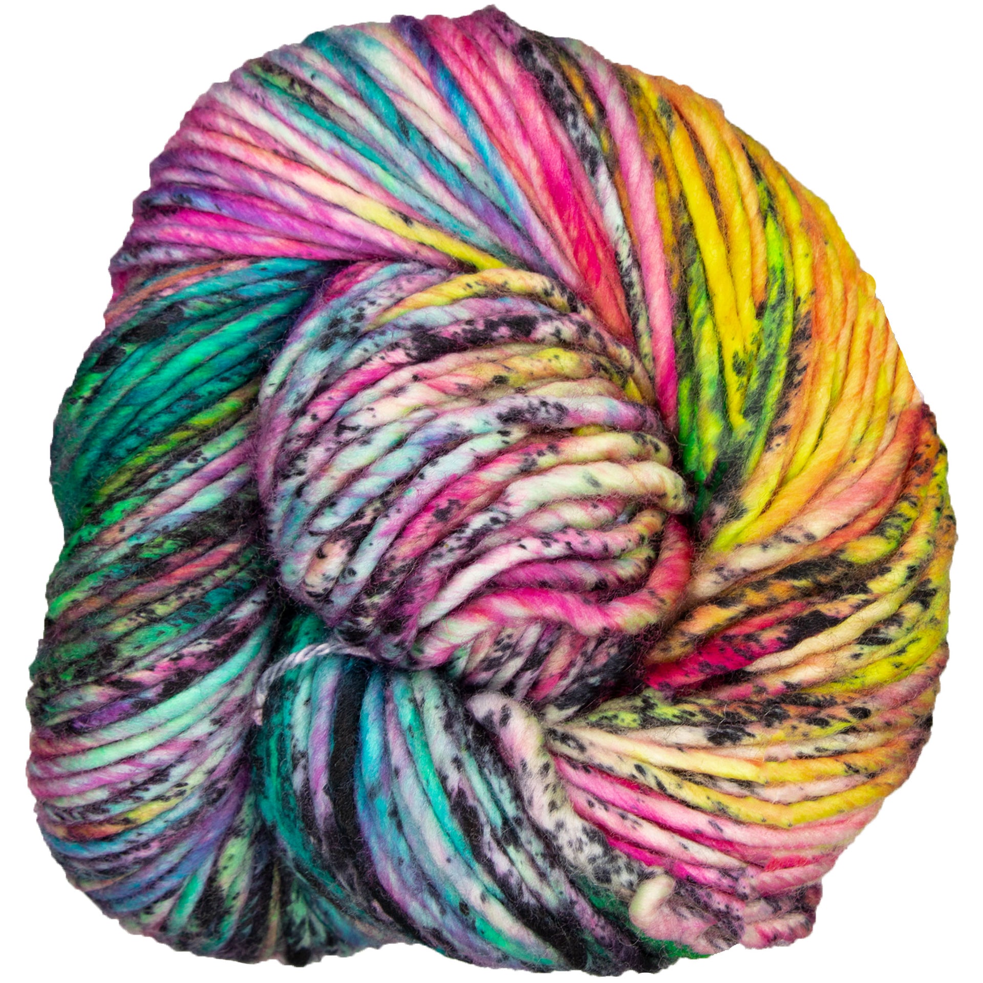 Madelinetosh A.S.A.P. Yarn - Electric Rainbow - Zoom Image