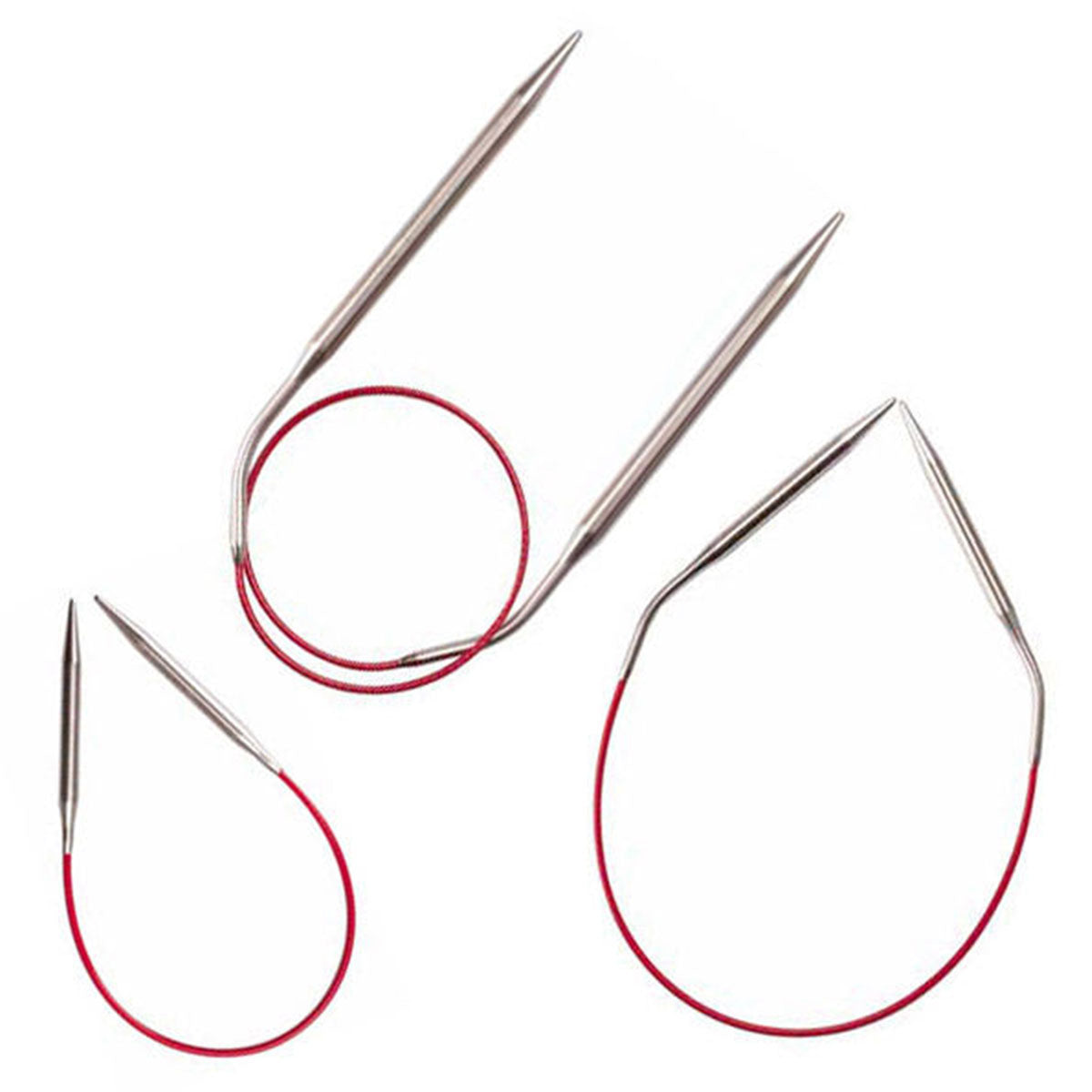 ChiaoGoo Knit RED Circular Needles - US 6 (4.0mm) - 9" - Extra Image