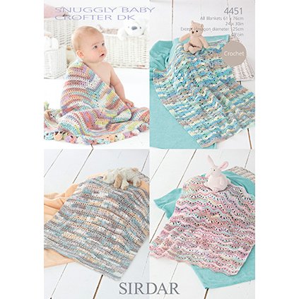 Sirdar Snuggly Baby and Children Patterns 4451 Four Crochet