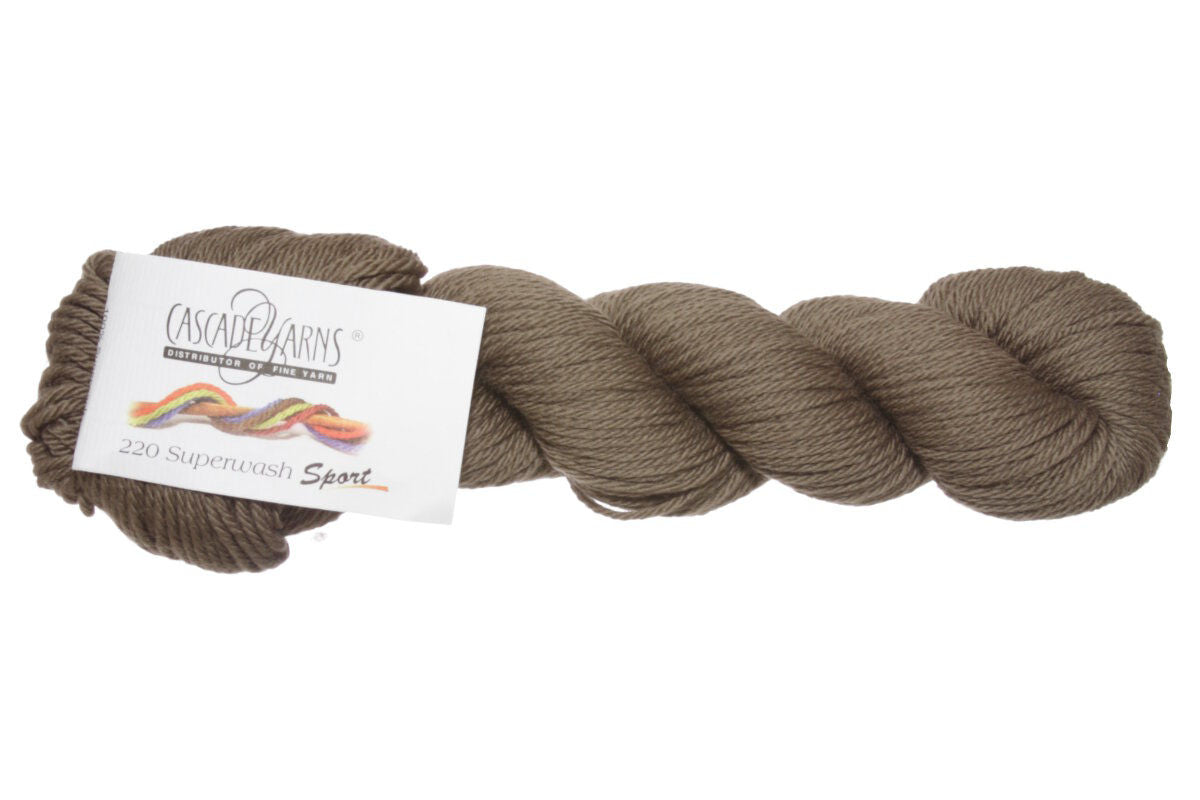 Cascade Yarns 220 Superwash Sport Yarn - 0255 Iron - Extra Image