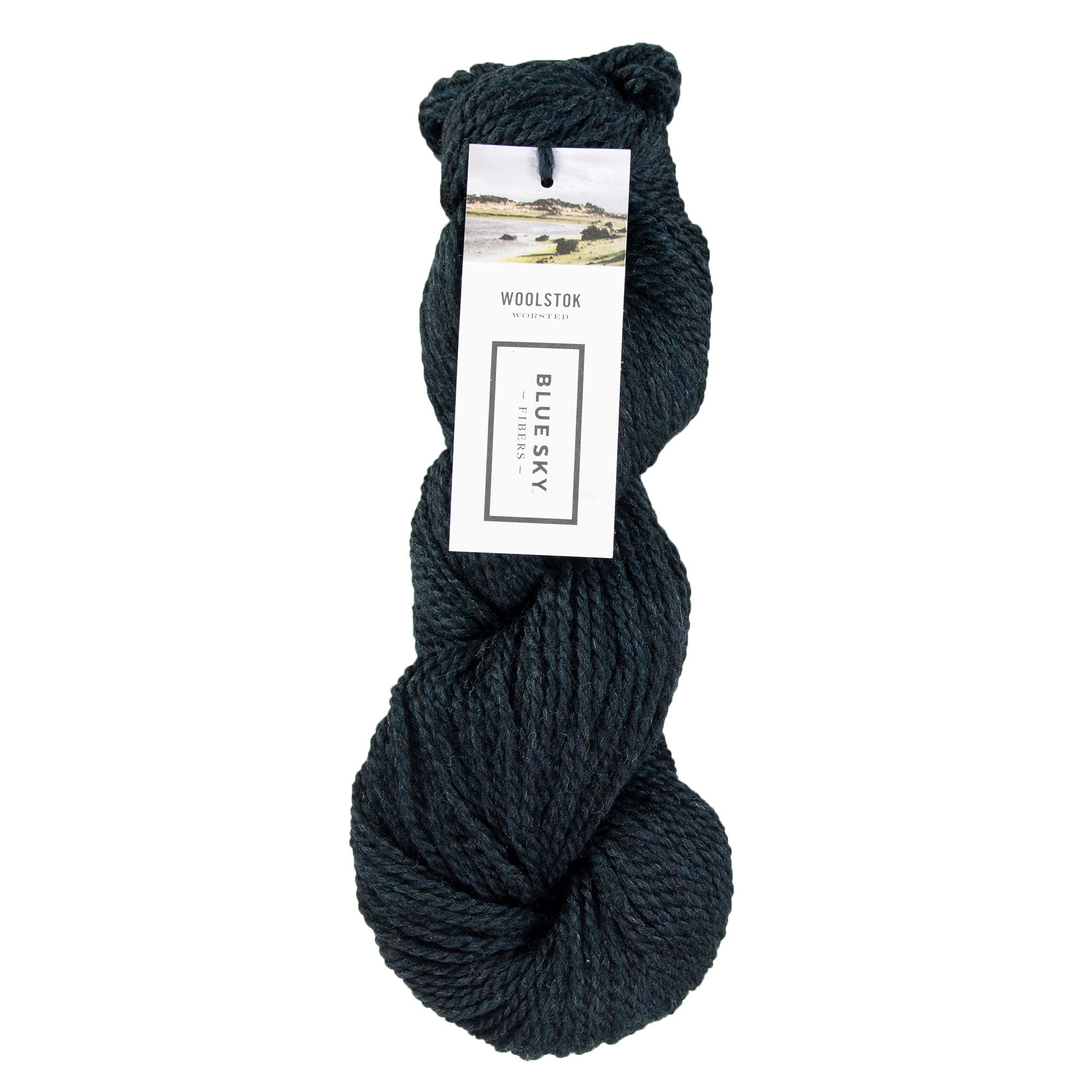 Blue Sky Fibers Woolstok Yarn - 1317 Midnight Sea - Zoom Image